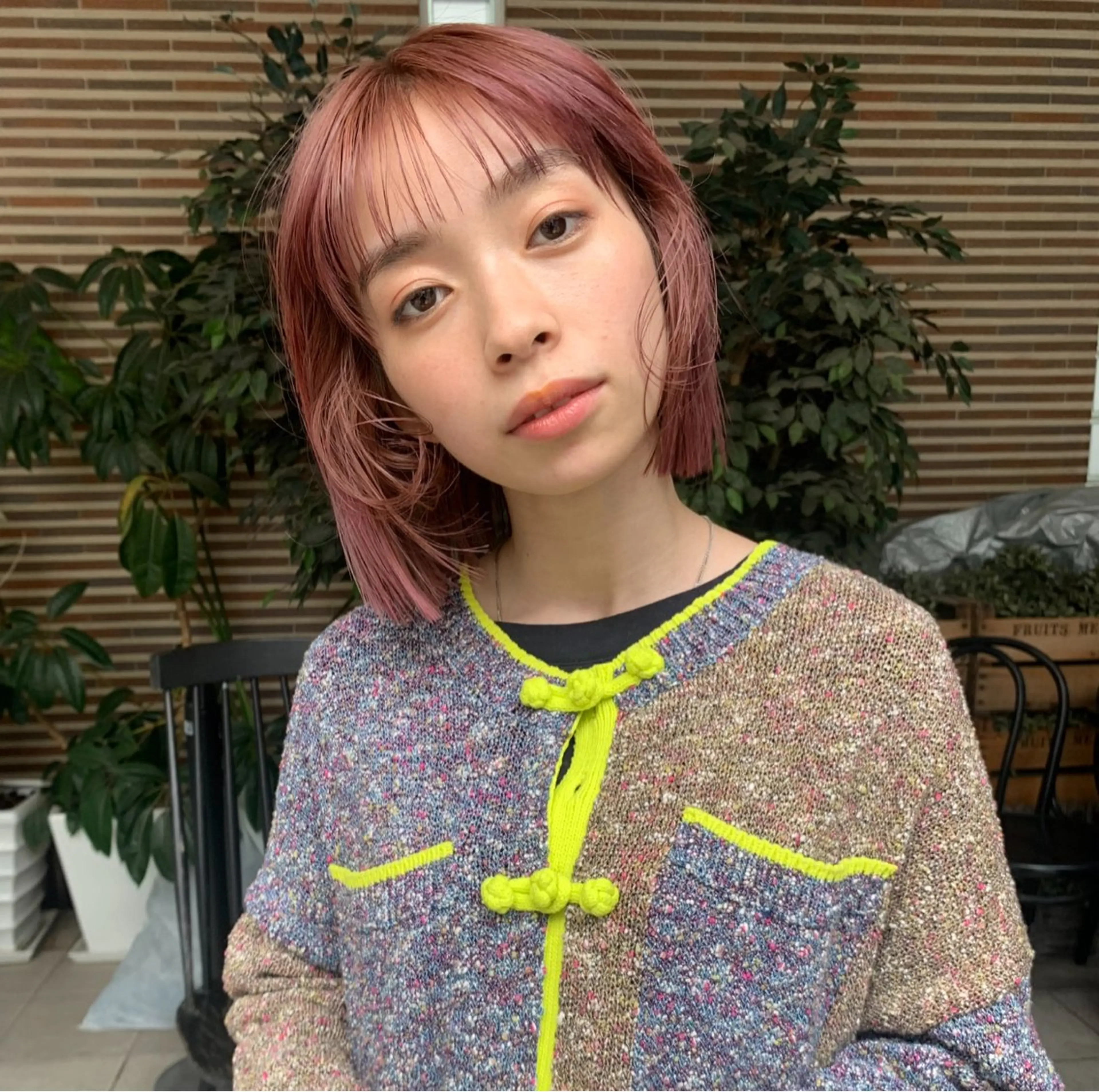 ショート カット ヘアカラー トリートメント 小森 祐希のヘアスタイル