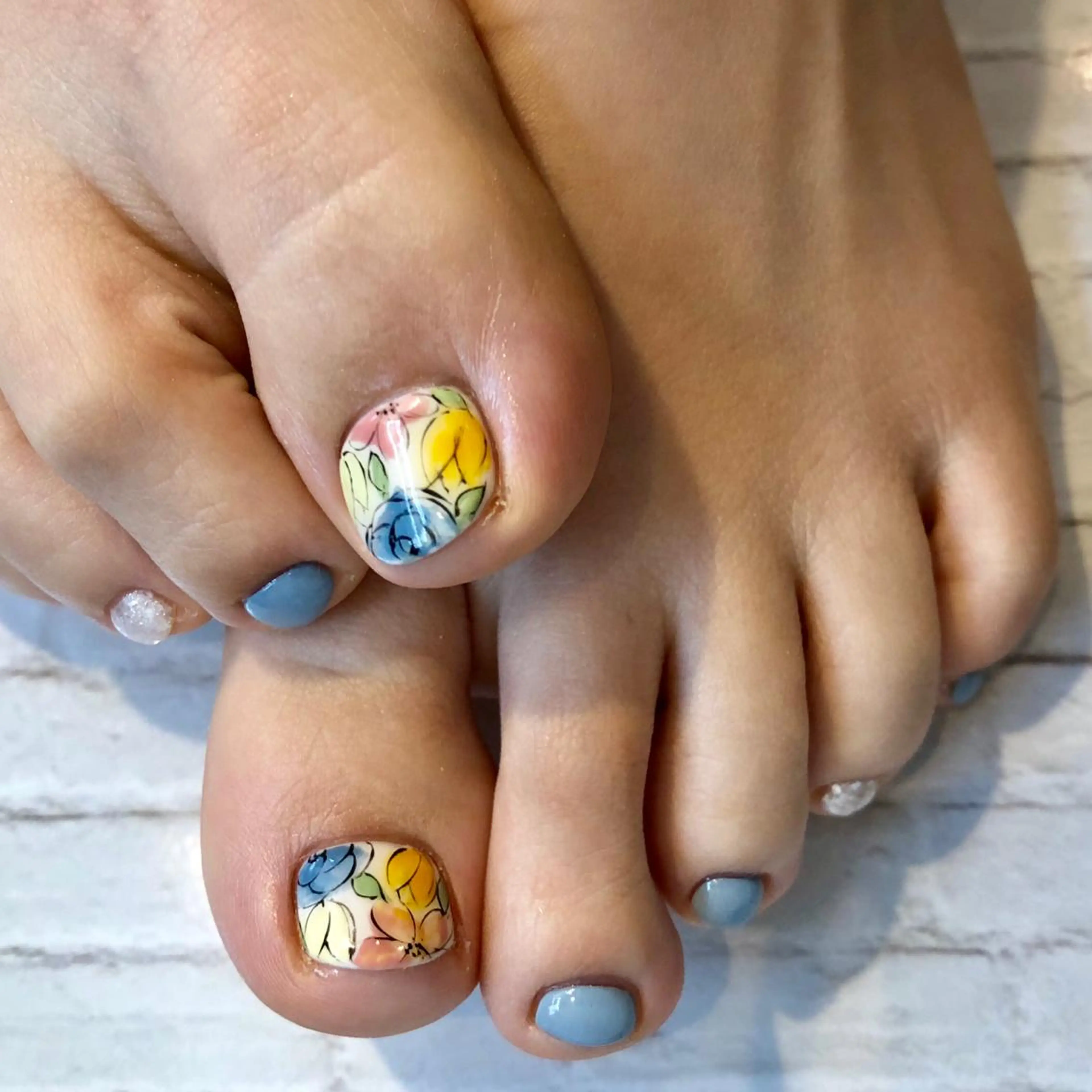 ネイル フットネイル shelf所属・shelf ⭐︎のネイルデザイン