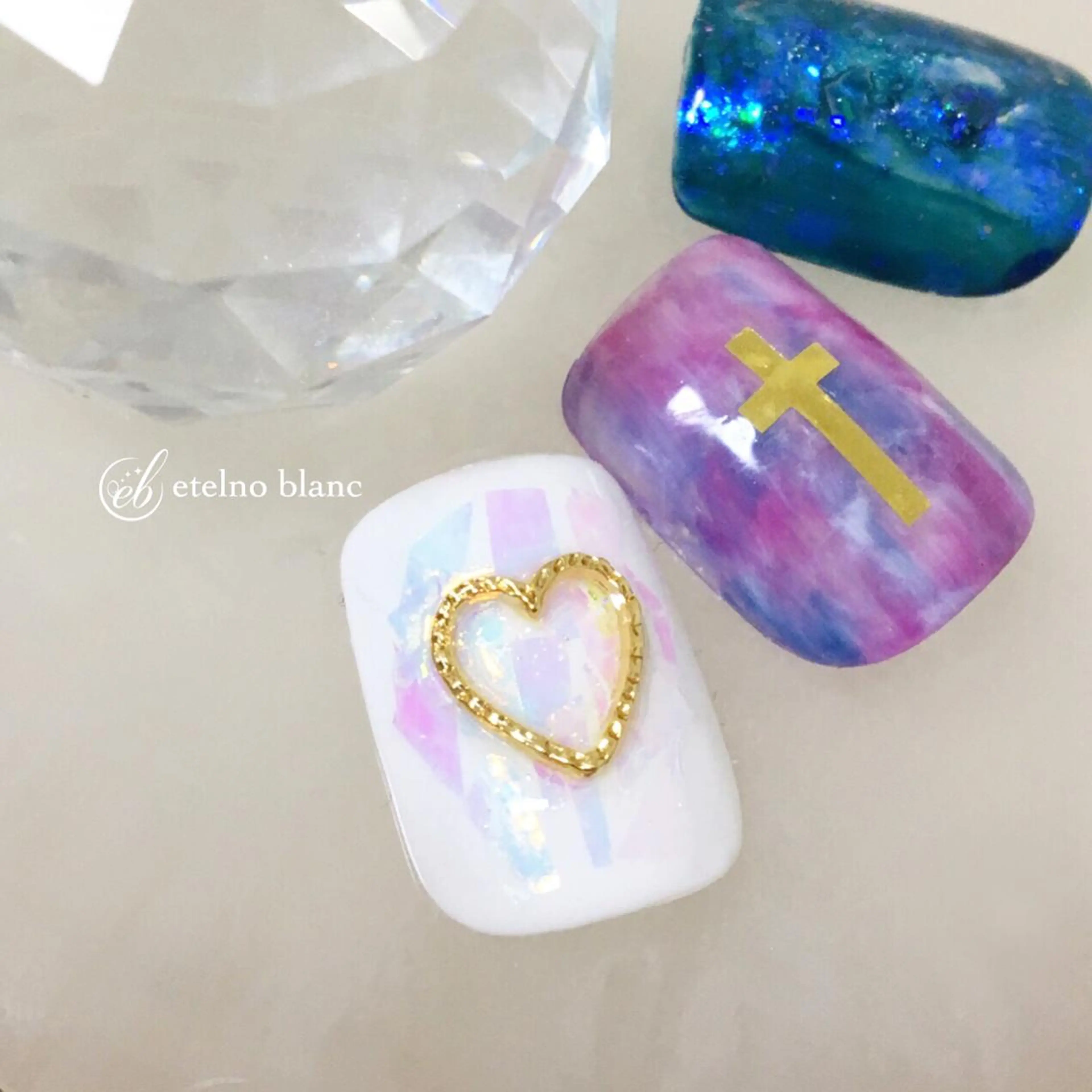 ネイル etelno blanc中目黒のネイルデザイン