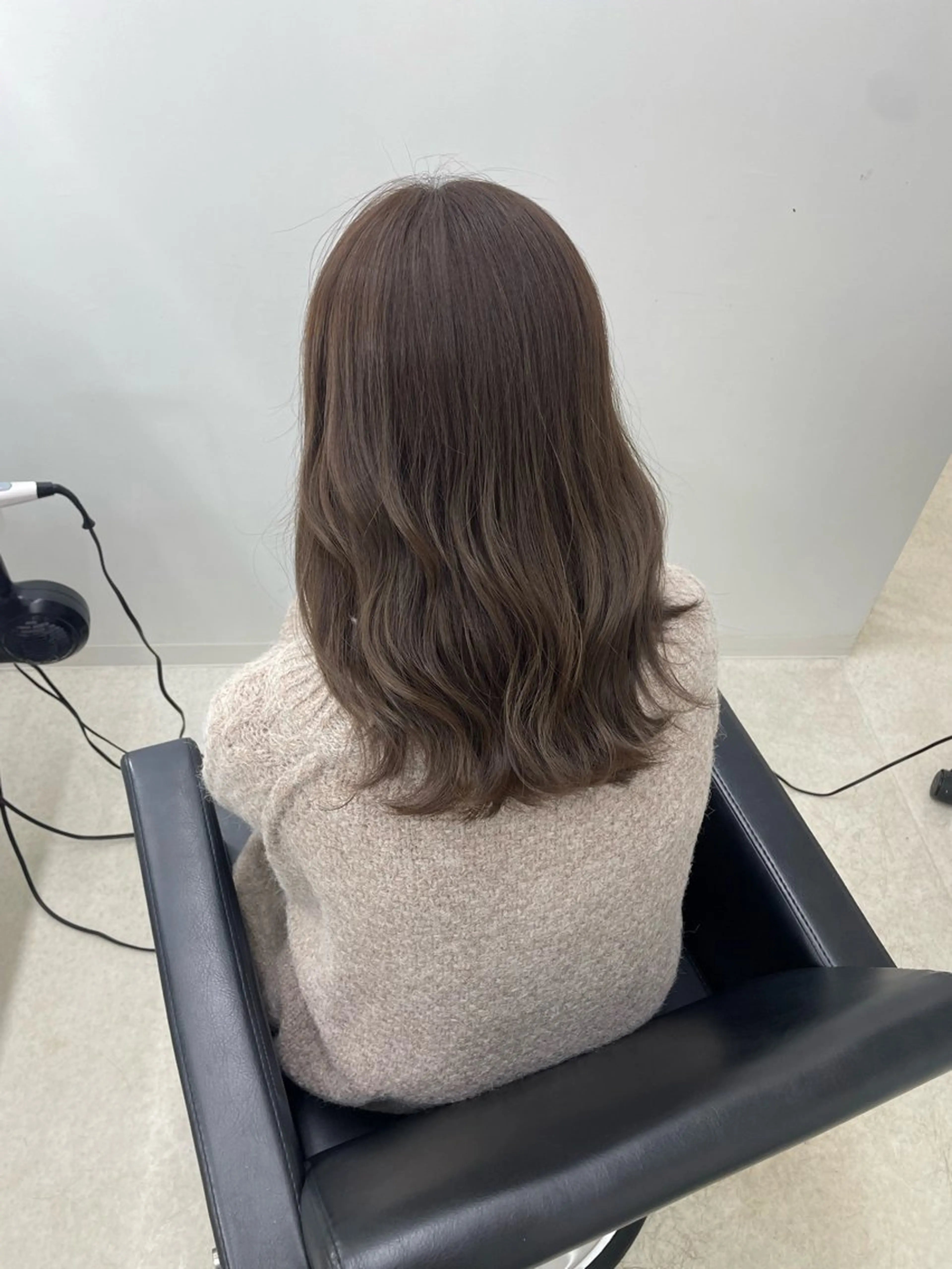 セミロング カラー カット ヘアカラー 冨木 雄斗のヘアスタイル