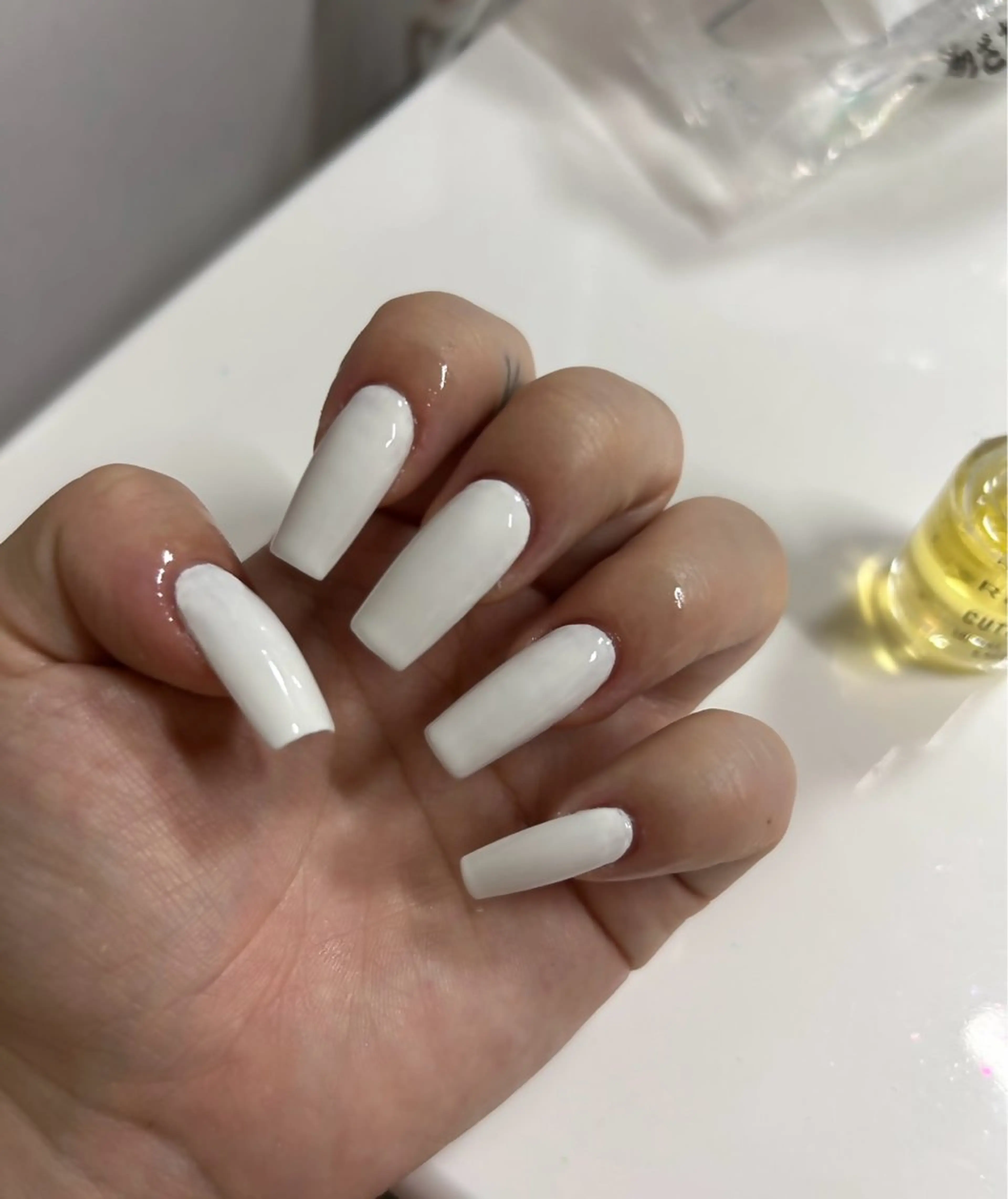 ネイル ワンカラーネイル ハンドネイル 門真市 三ツ島 reve nailのネイルデザイン