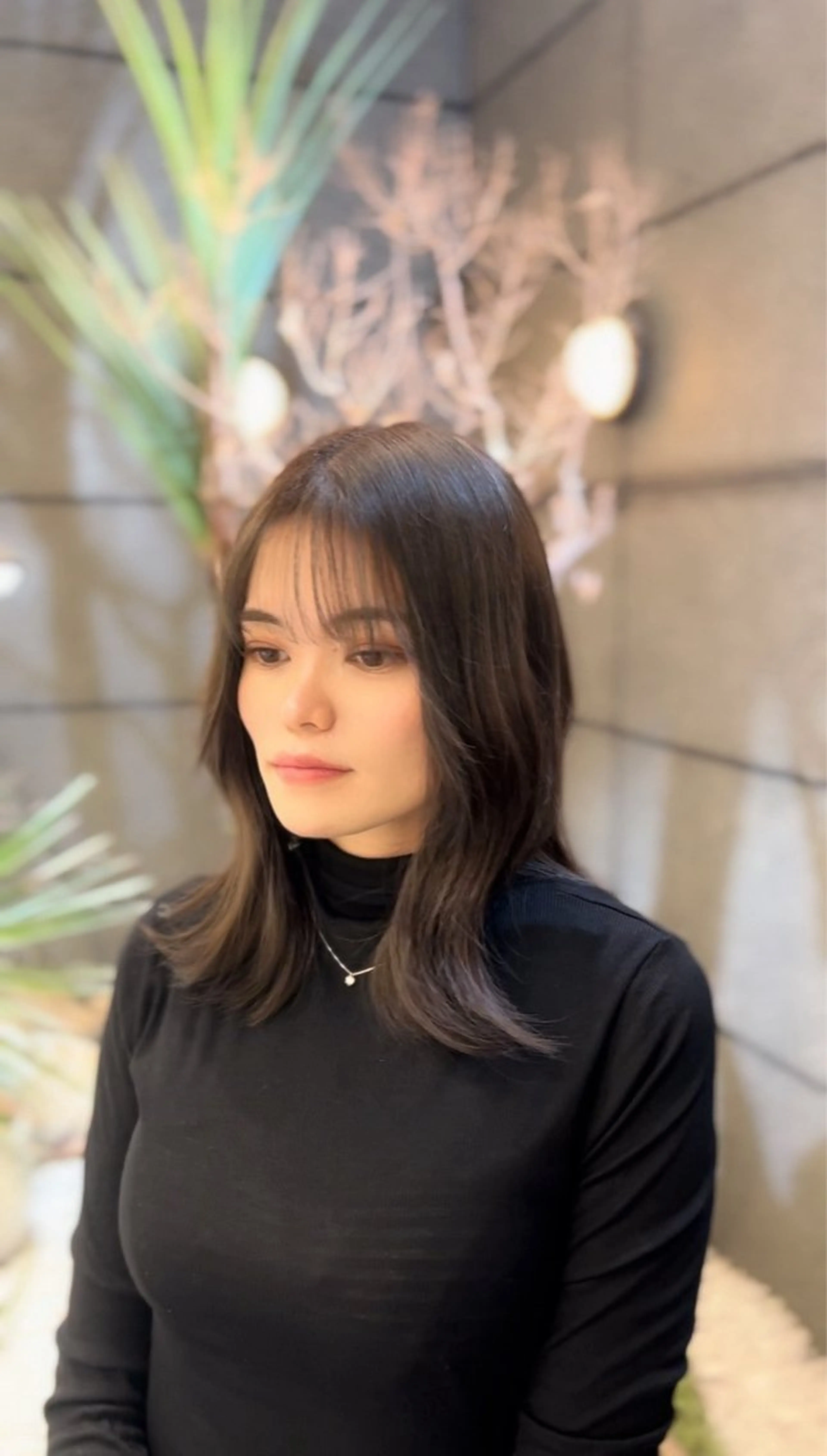 ミディアム カラー ヘアカラー トリートメント 艶髪透明感🫧/ひか カットモデル募集✂︎のヘアスタイル