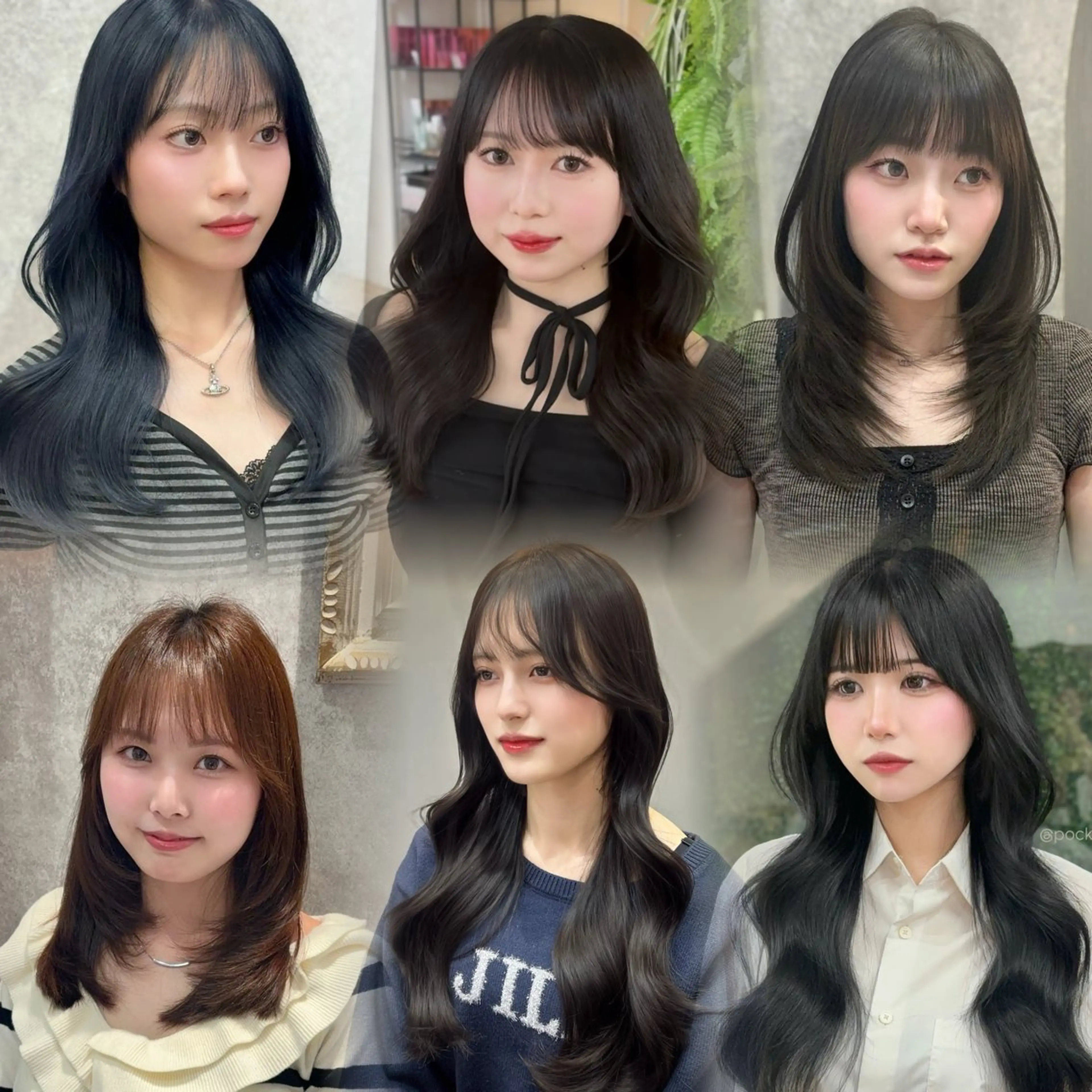 カット ヘアカラー トリートメント 🤍韓国ヘア/ 楓🤍のヘアスタイル