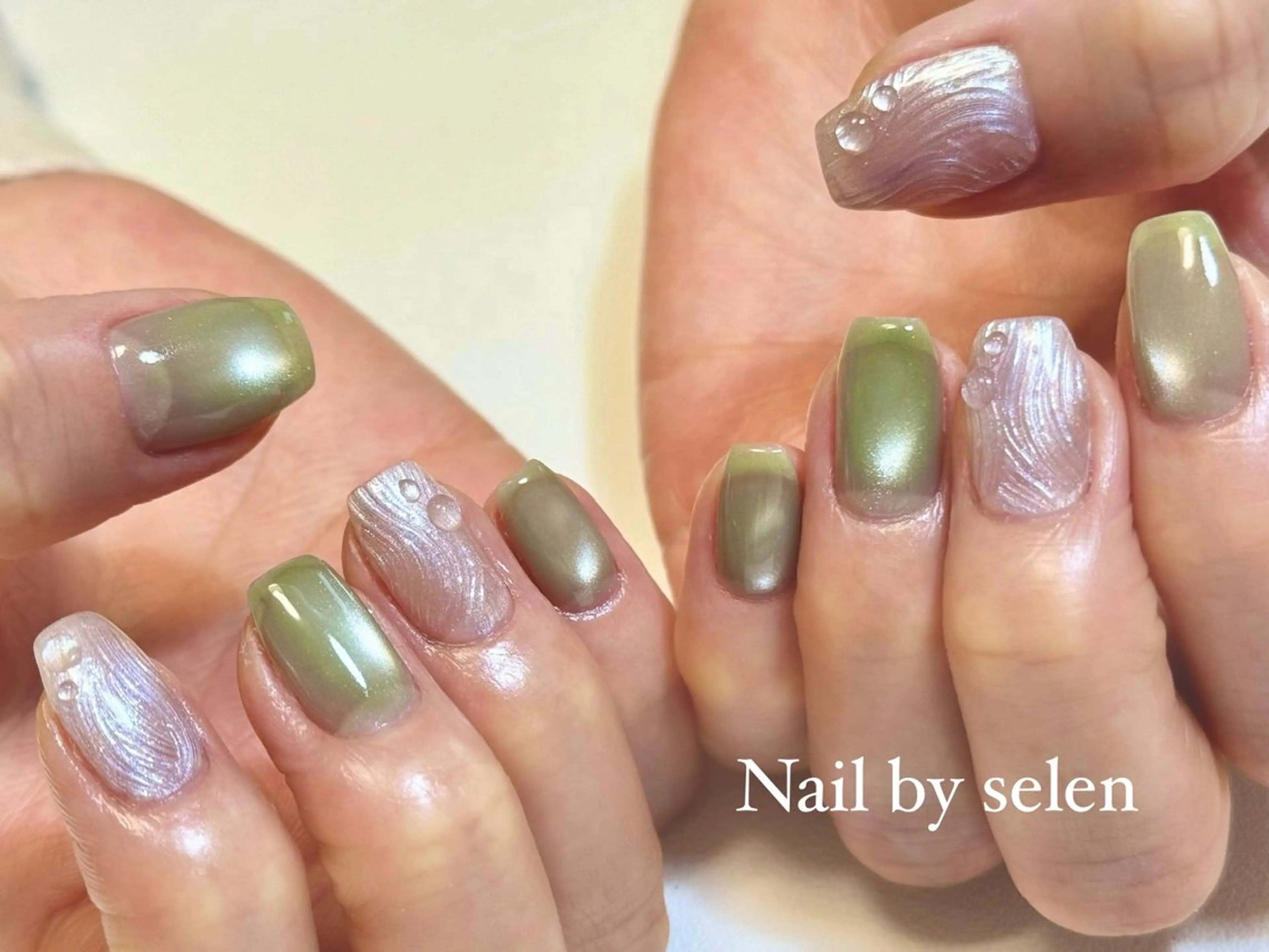 ネイル アートネイル ジェルネイル ニュアンスネイル パラジェル シンプルネイル Nail by selen所属・Nail by selenのネイルデザイン