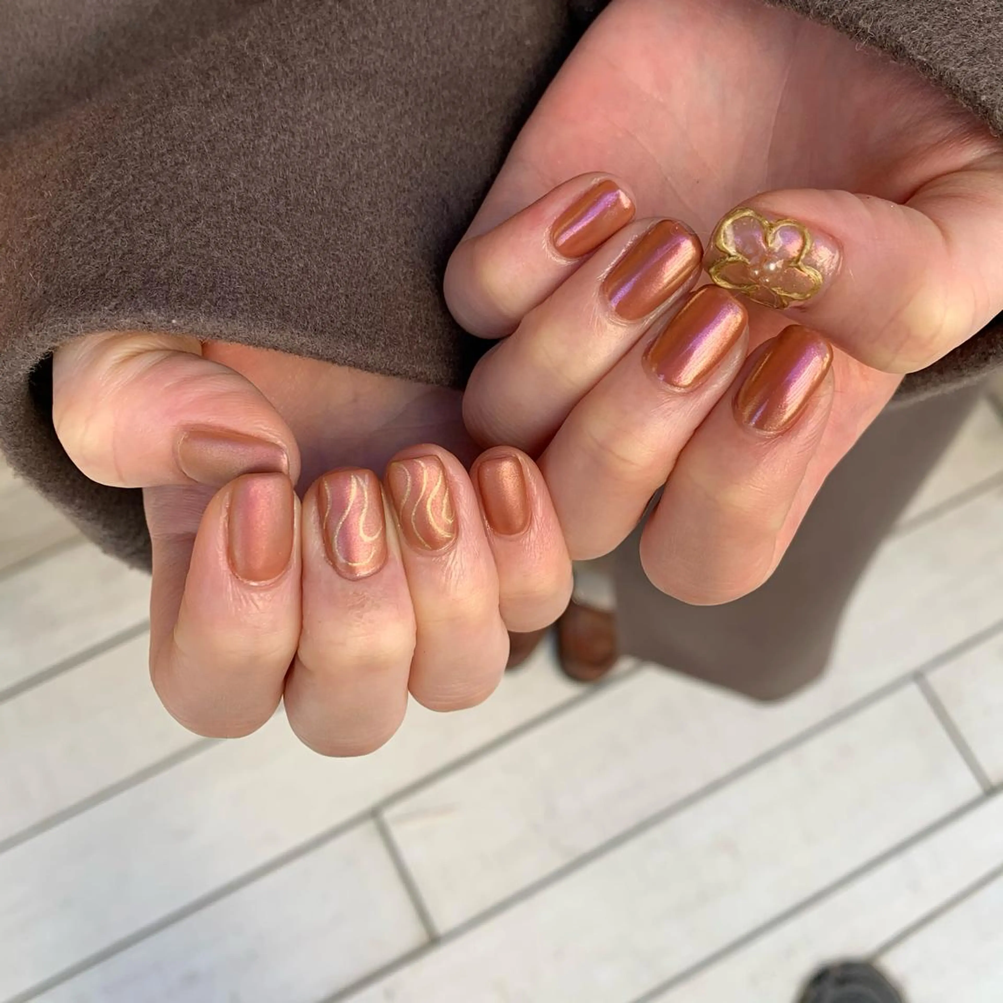 ネイル マットネイル 持ち込み ハンドネイル 鈴木 まゆのネイルデザイン