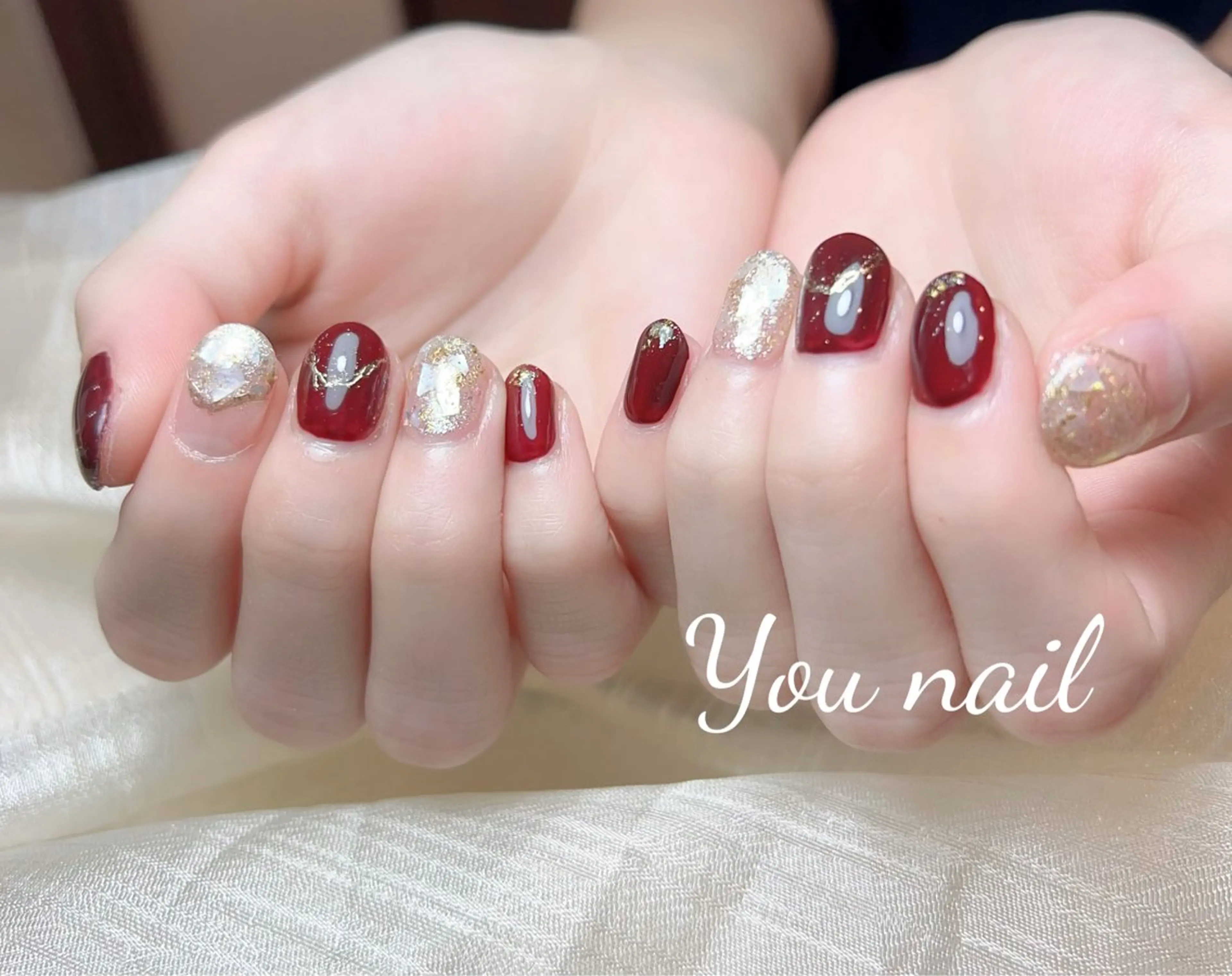 ネイル ボルドー ハンドネイル You nailのネイルデザイン
