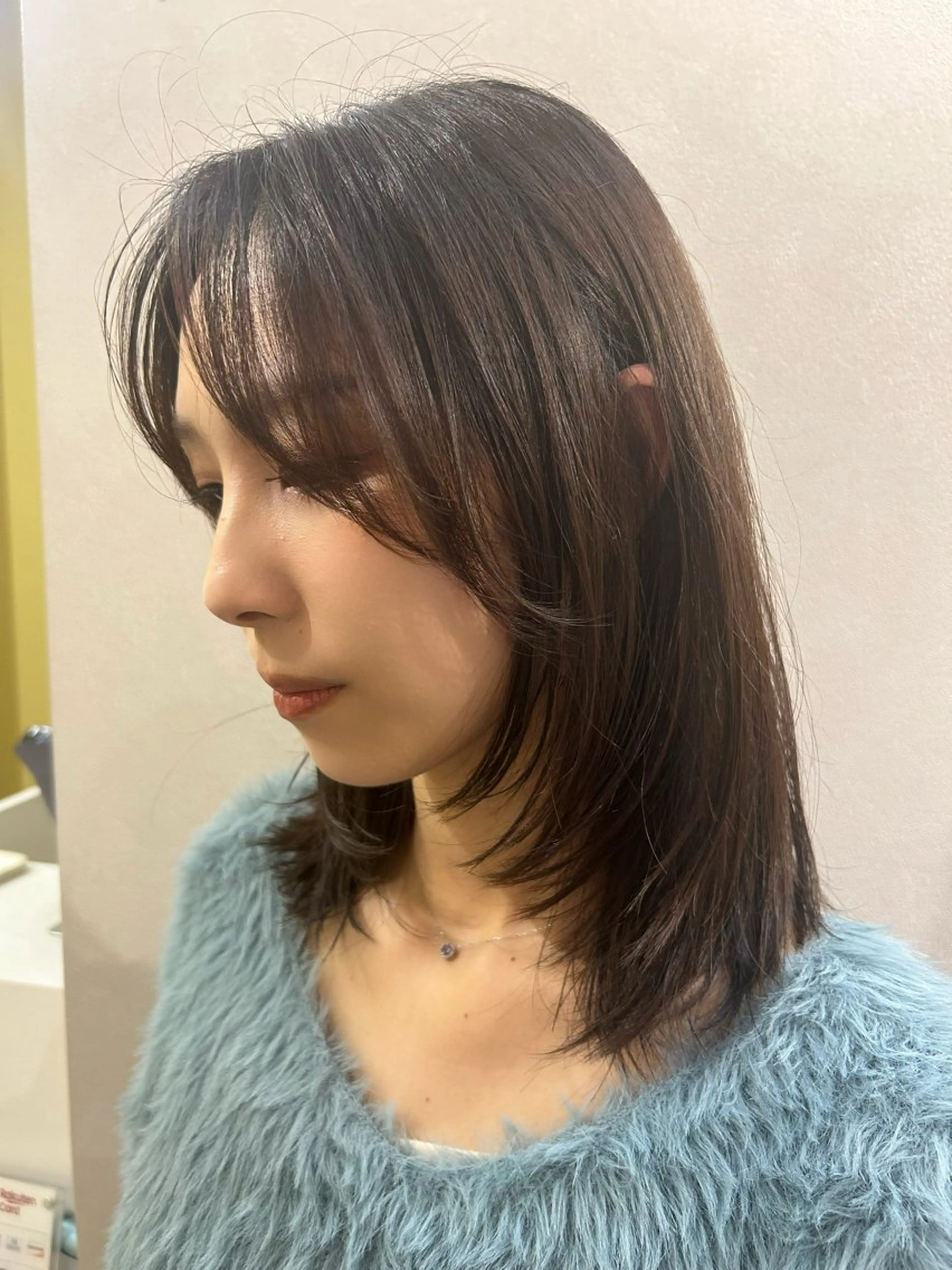 ミディアム 韓国風ヘア レイヤーカット カット トリートメント hub hair レイヤー/透明感のヘアスタイル