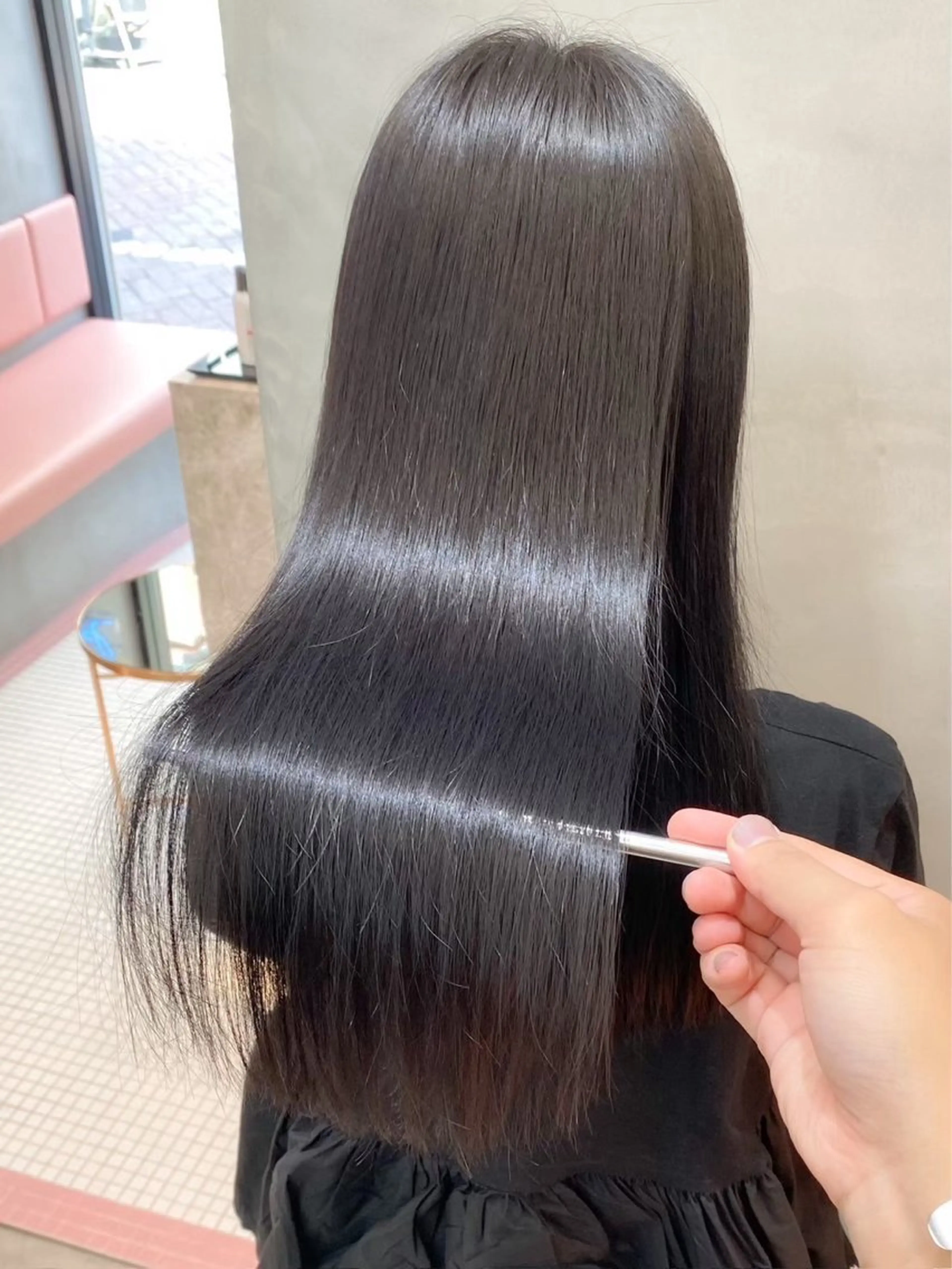 ✨艶髪✨【縮毛矯正】➕スチームトリートメント🪽の写真