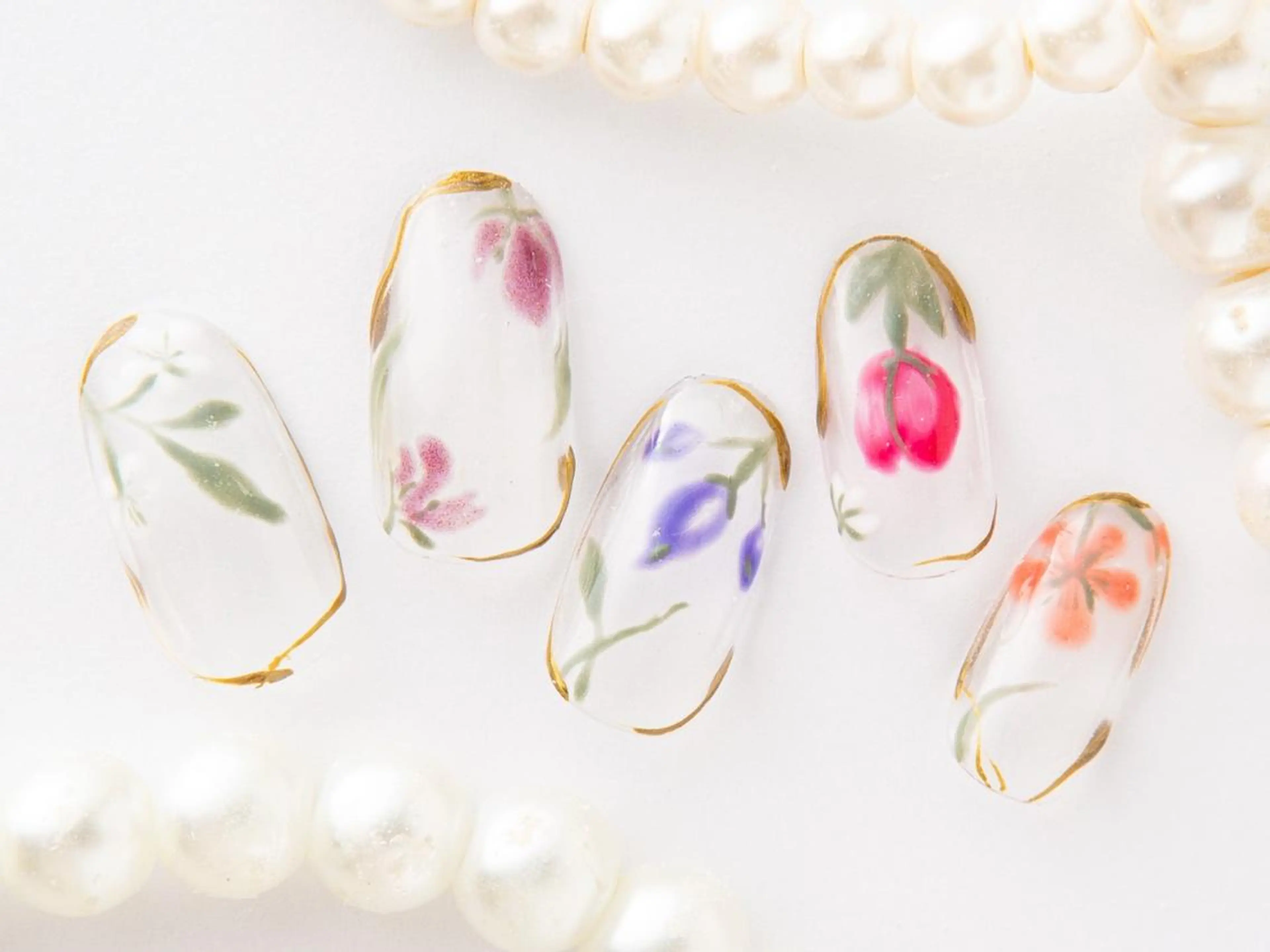 ネイル 桜ネイル 成人式 長さ出し フラッシュネイル フットネイル 💗🪽Tiary Nail🪽💗のネイルデザイン