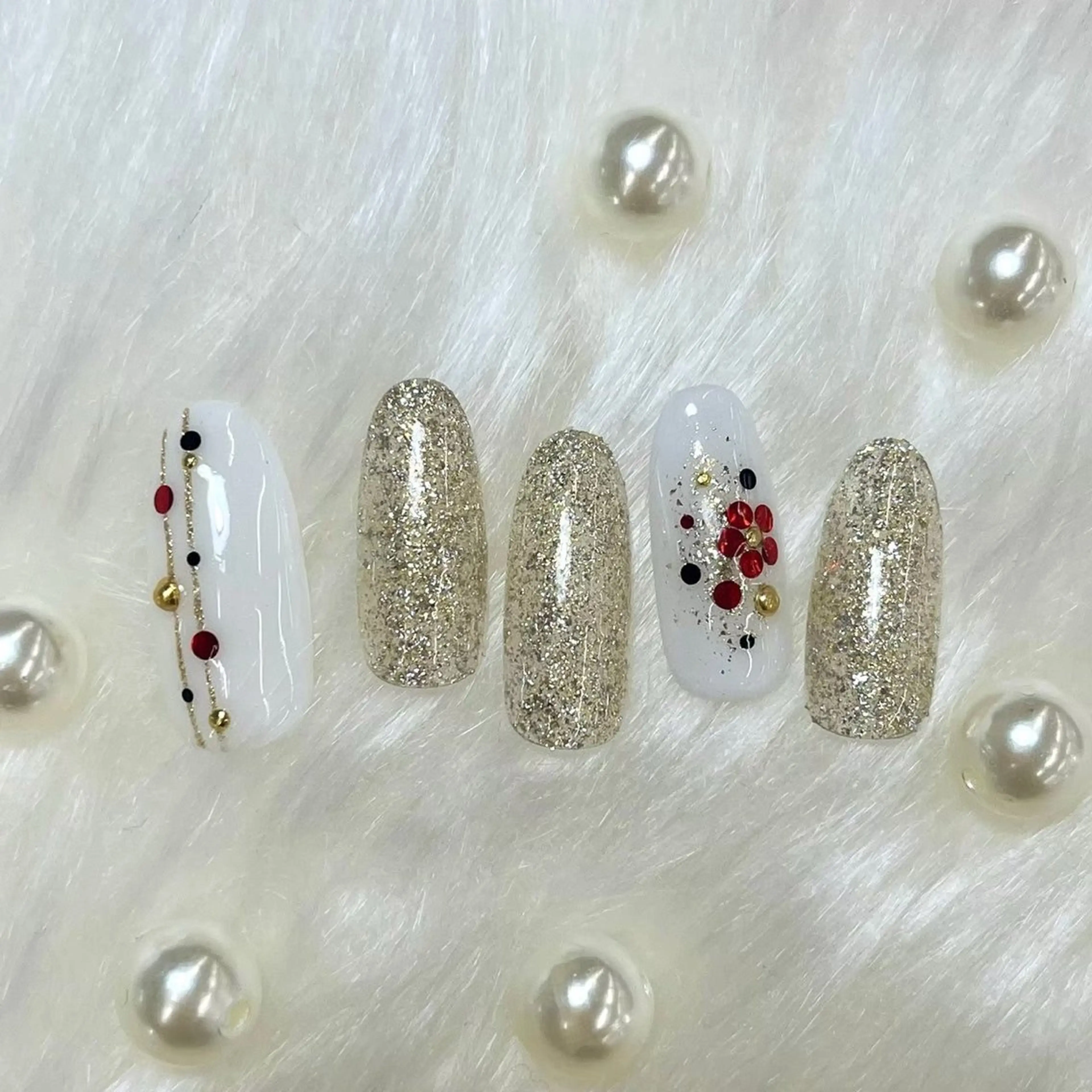 ネイル ⭐︎休業中の練習⭐︎ JNA認定講師髙橋のネイルデザイン