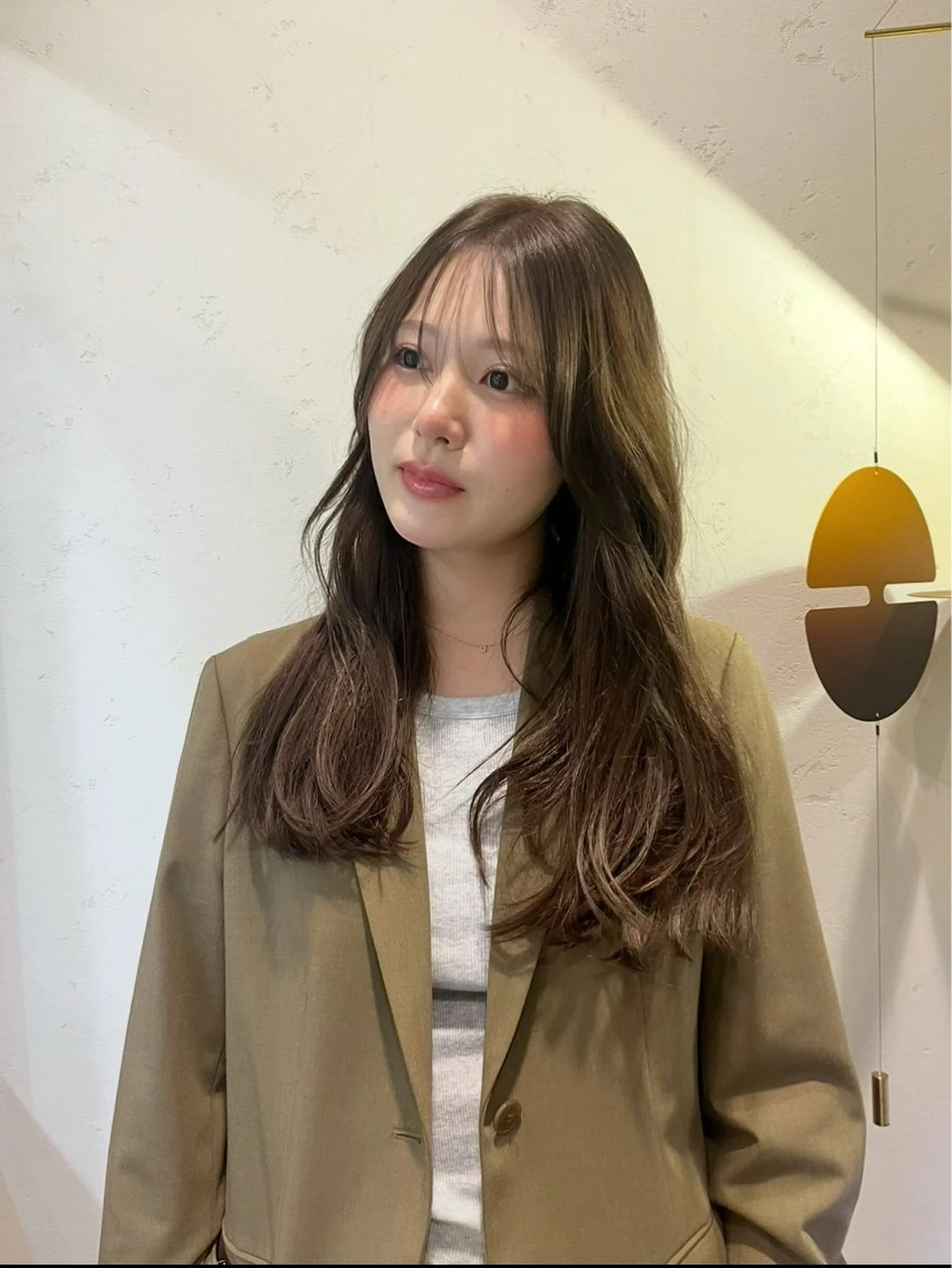 カラー ブラウンカラー ヘアカラー トリートメント the path アミのヘアスタイル