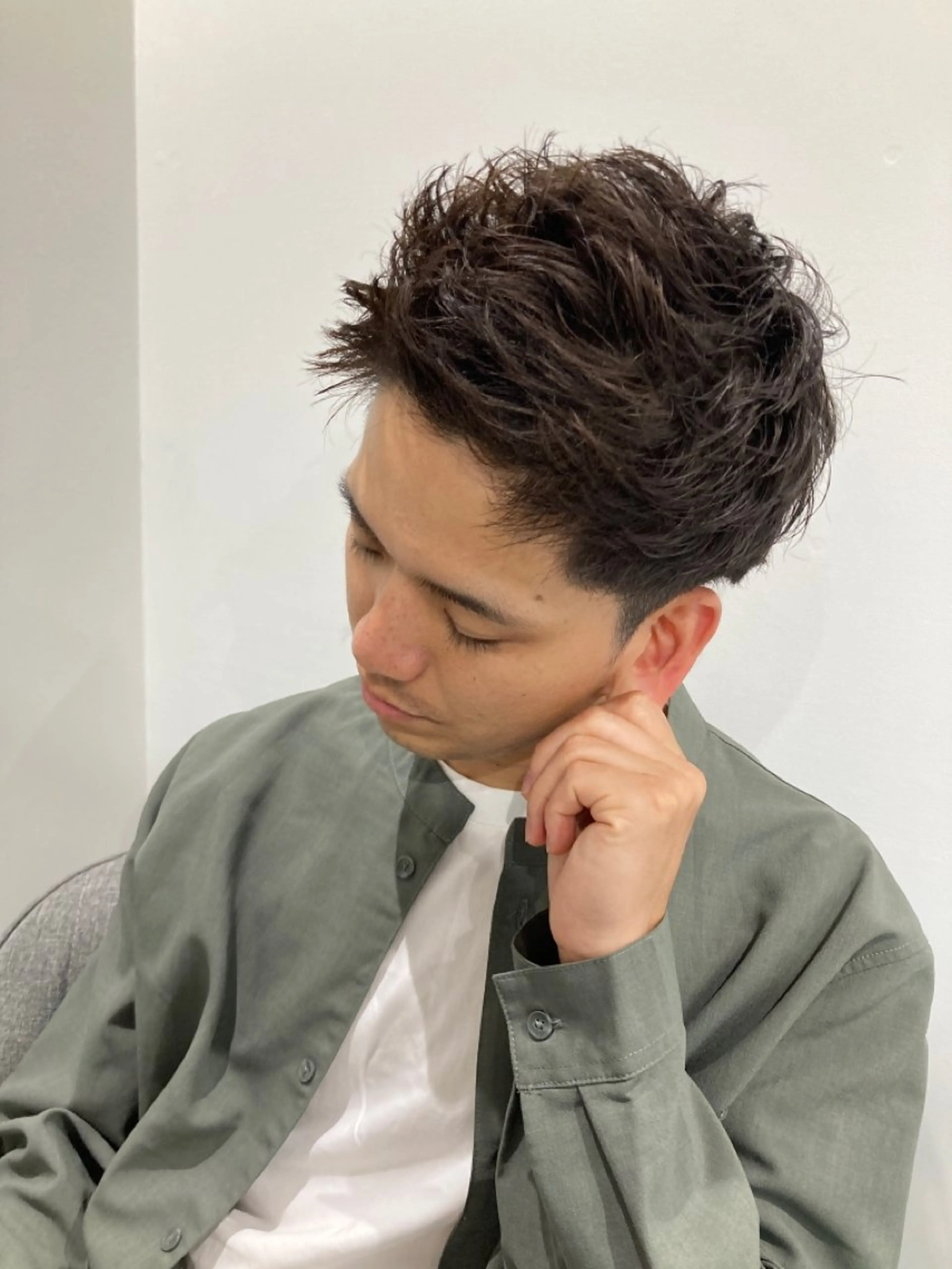 ミディアム カラー パーマ ヘアアレンジ メンズ キッズ ハーフアップ 子どものヘアアレンジ ミディアムパーマ メンズバレイヤージュ メンズブリーチ カット grand story/colulu渋谷2号店所属・【店長】miura 🤍coluluのヘアスタイル