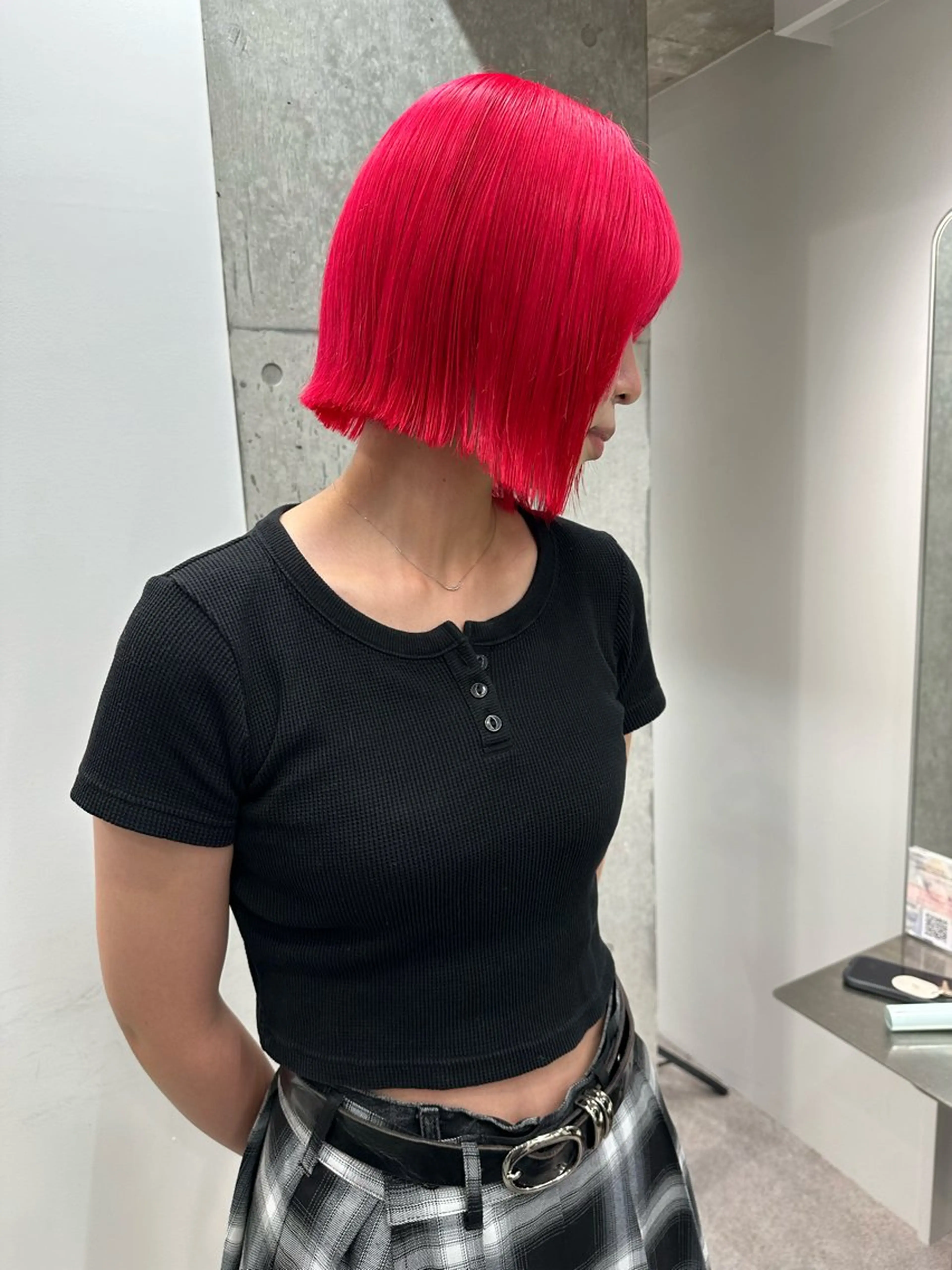 ショート ボブ 外ハネヘア ハイライト🌟/ ボブ/豊田のヘアスタイル