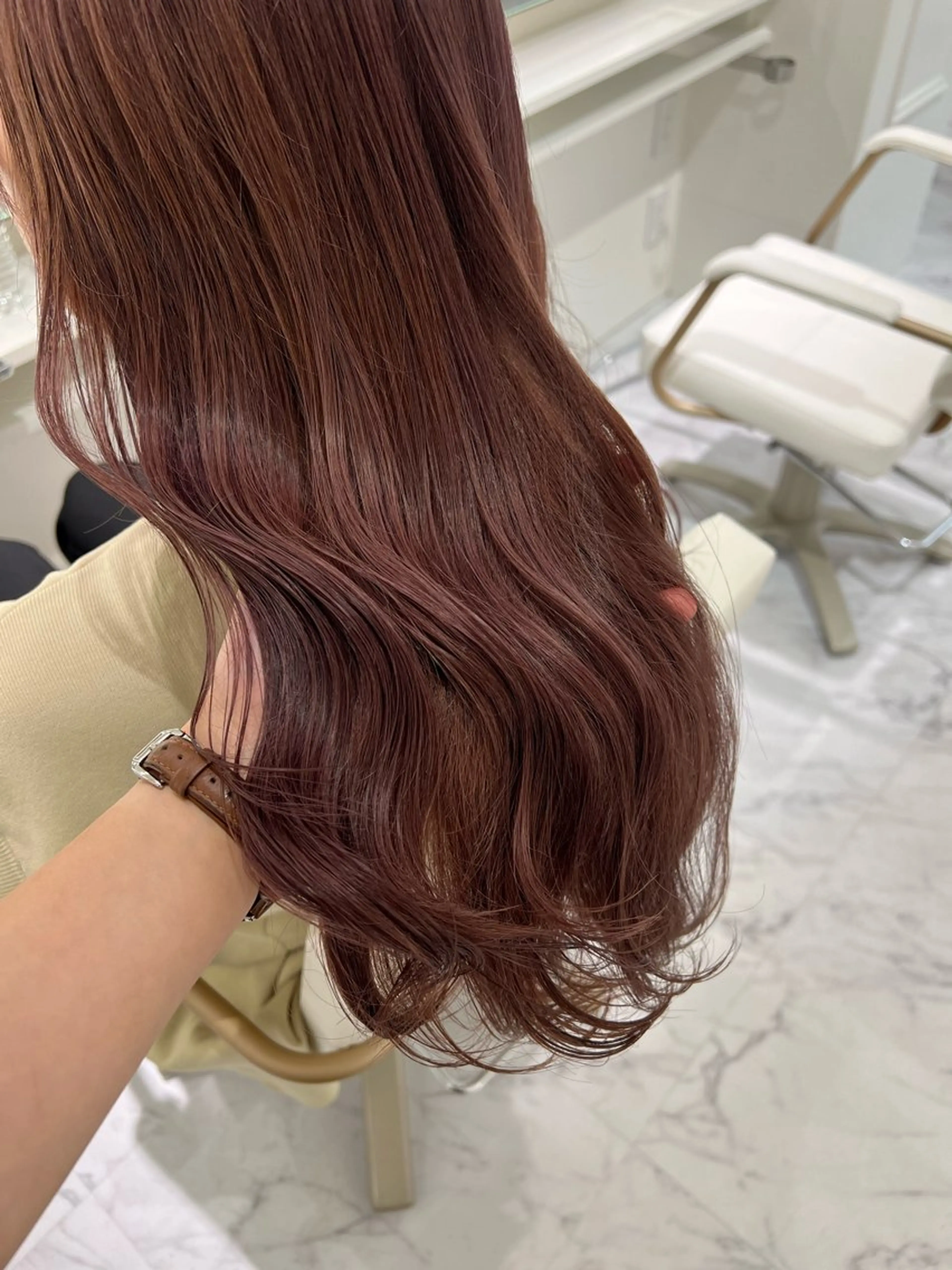 ロング カラー ヘアカラー ParveMix🍀 藤原愛未のヘアスタイル