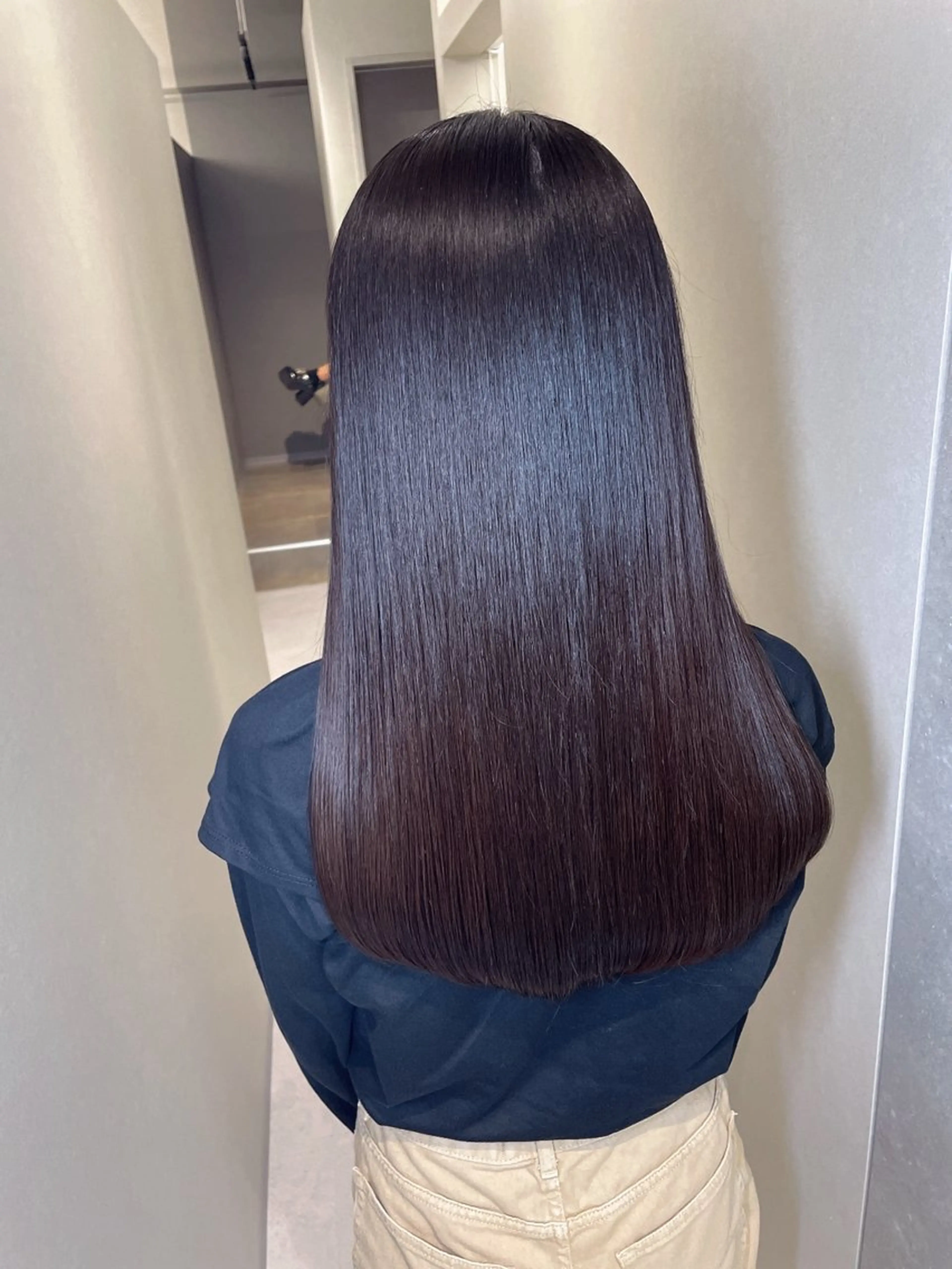 セミロング カラー くせ毛 BOOTH share saron所属・今井 勝也のヘアスタイル