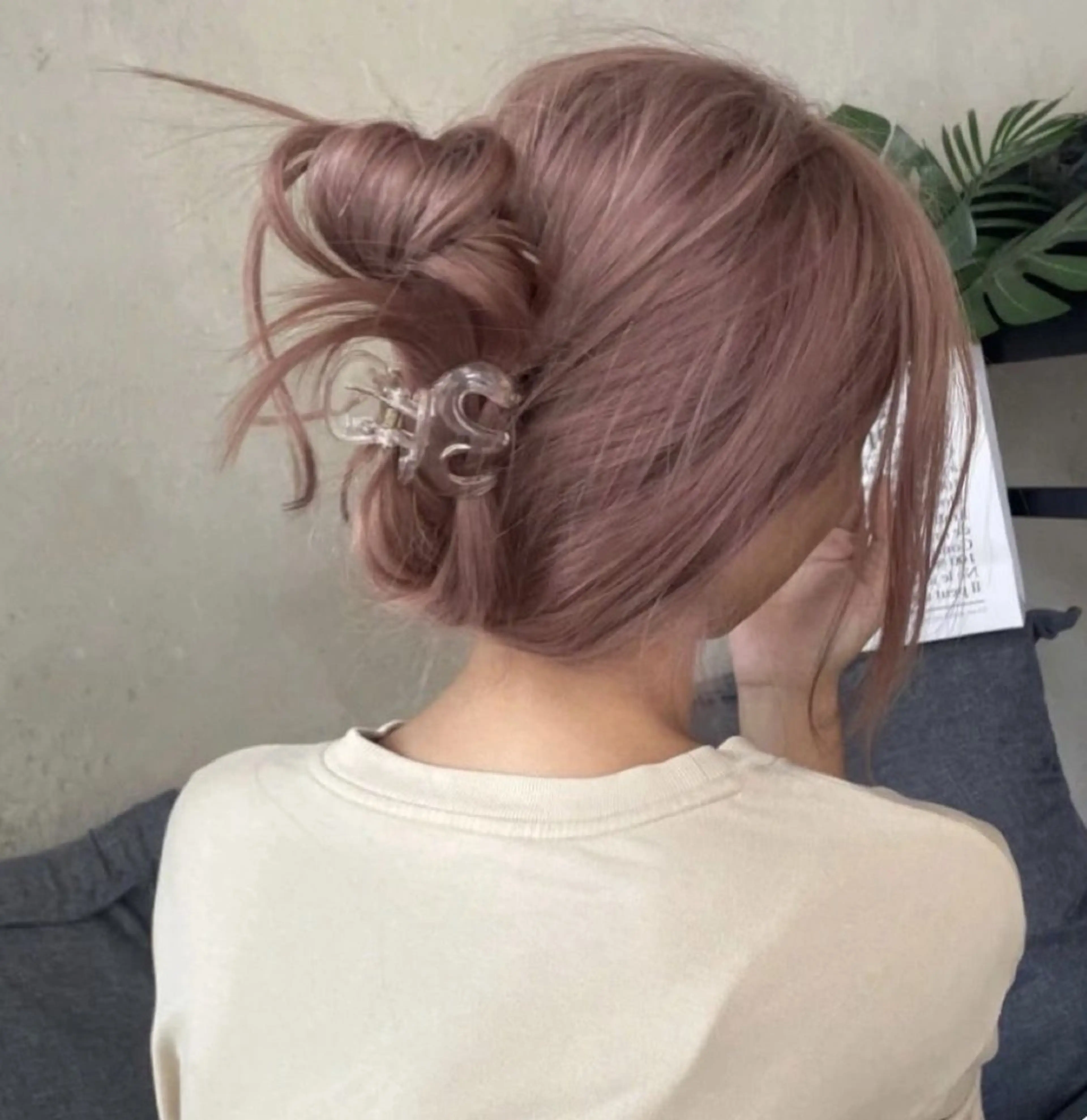 カラー ヘアカラー トリートメント 似合わせ💗透け感 💗ブリーチなし💗のヘアスタイル