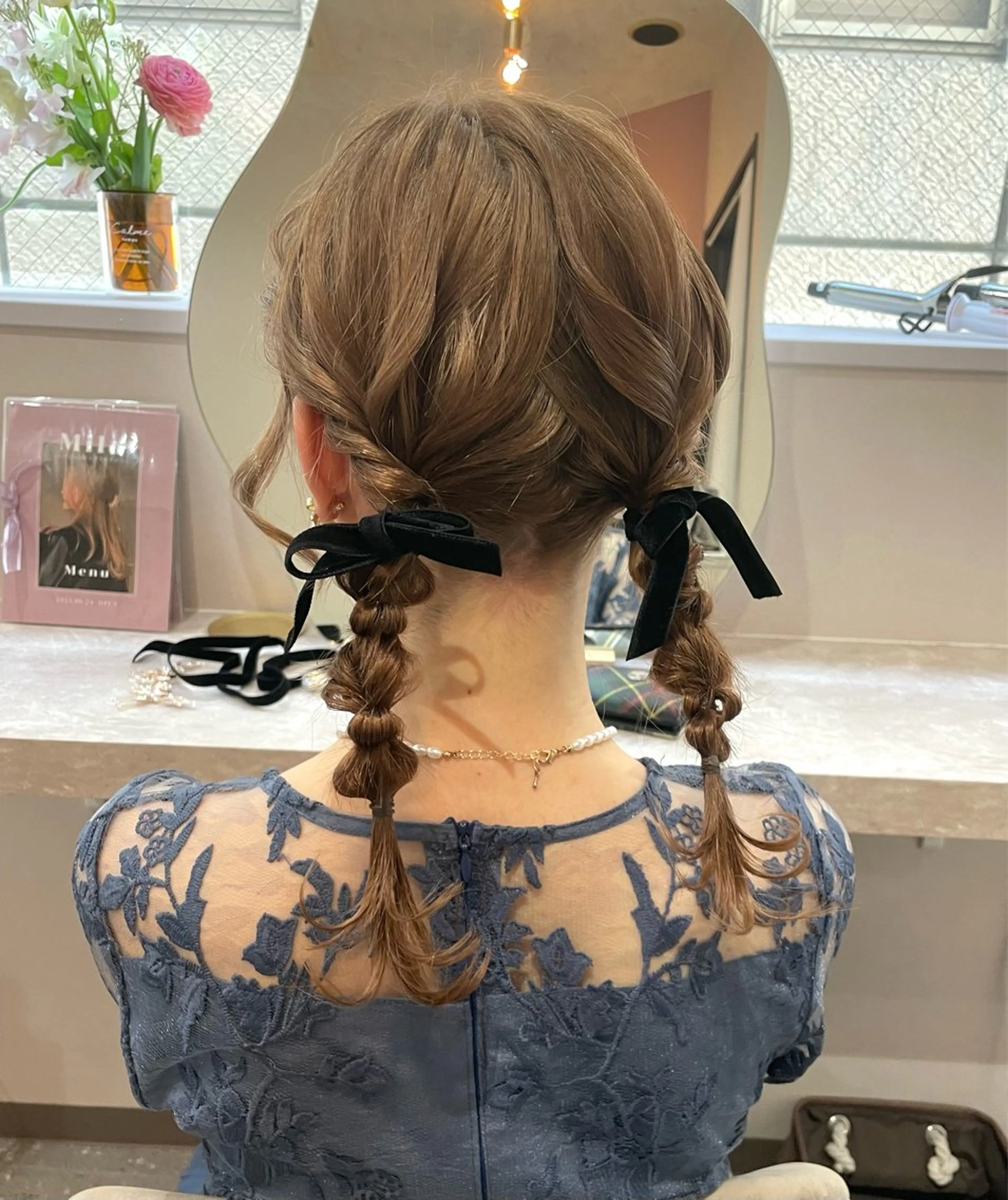 セミロング ヘアセット Mila chihiroのヘアスタイル