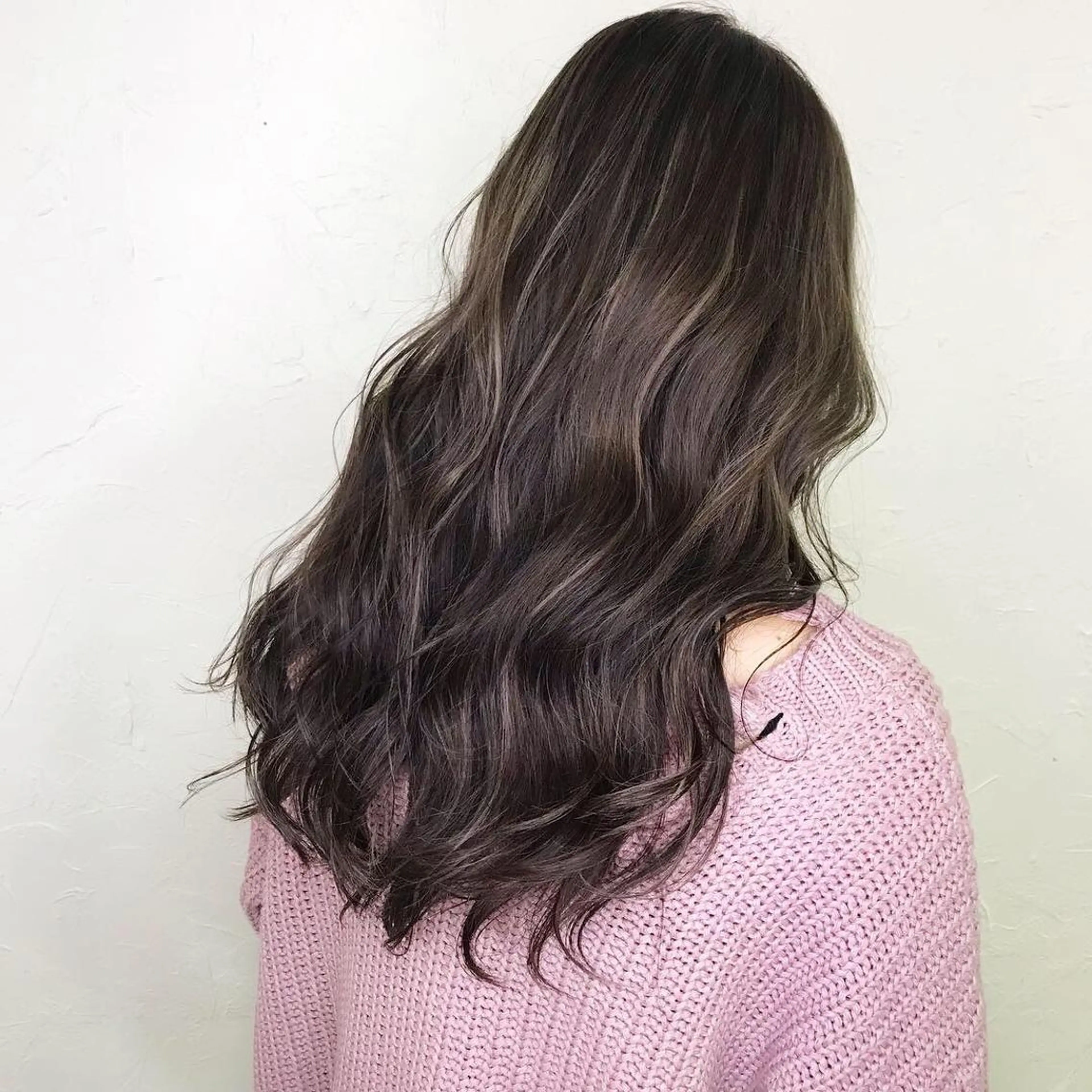 ロング カラー ハイライトカラー ハイライト ヘアカラー 映える顔周りカット ♥️韓国ヘア"ちぇるのヘアスタイル