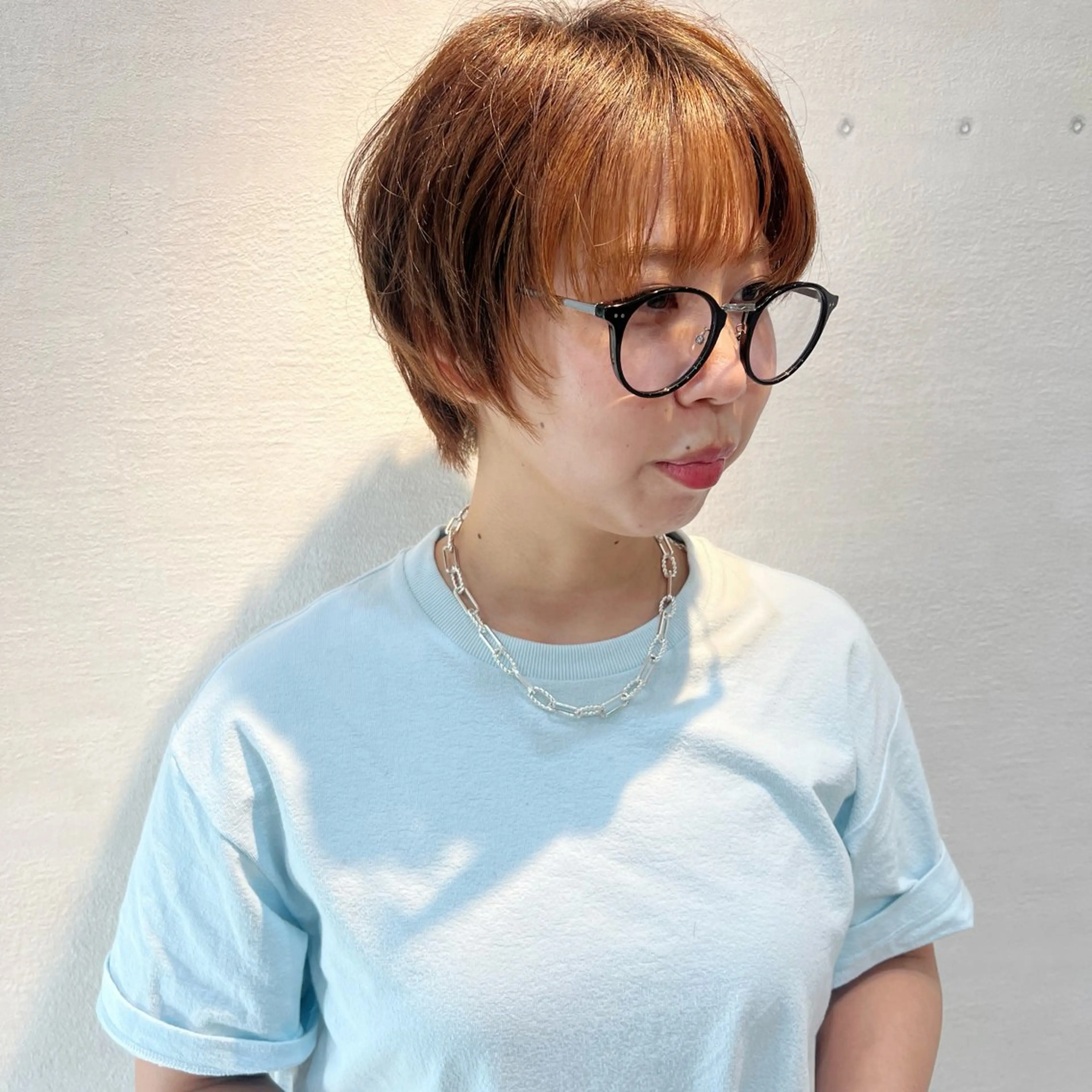 ショート 顔周りカット ショートヘア カット ヘッドスパ hair salon  N所属・透明感カラー/艶髪 🌷ちばなお🌷のヘアスタイル