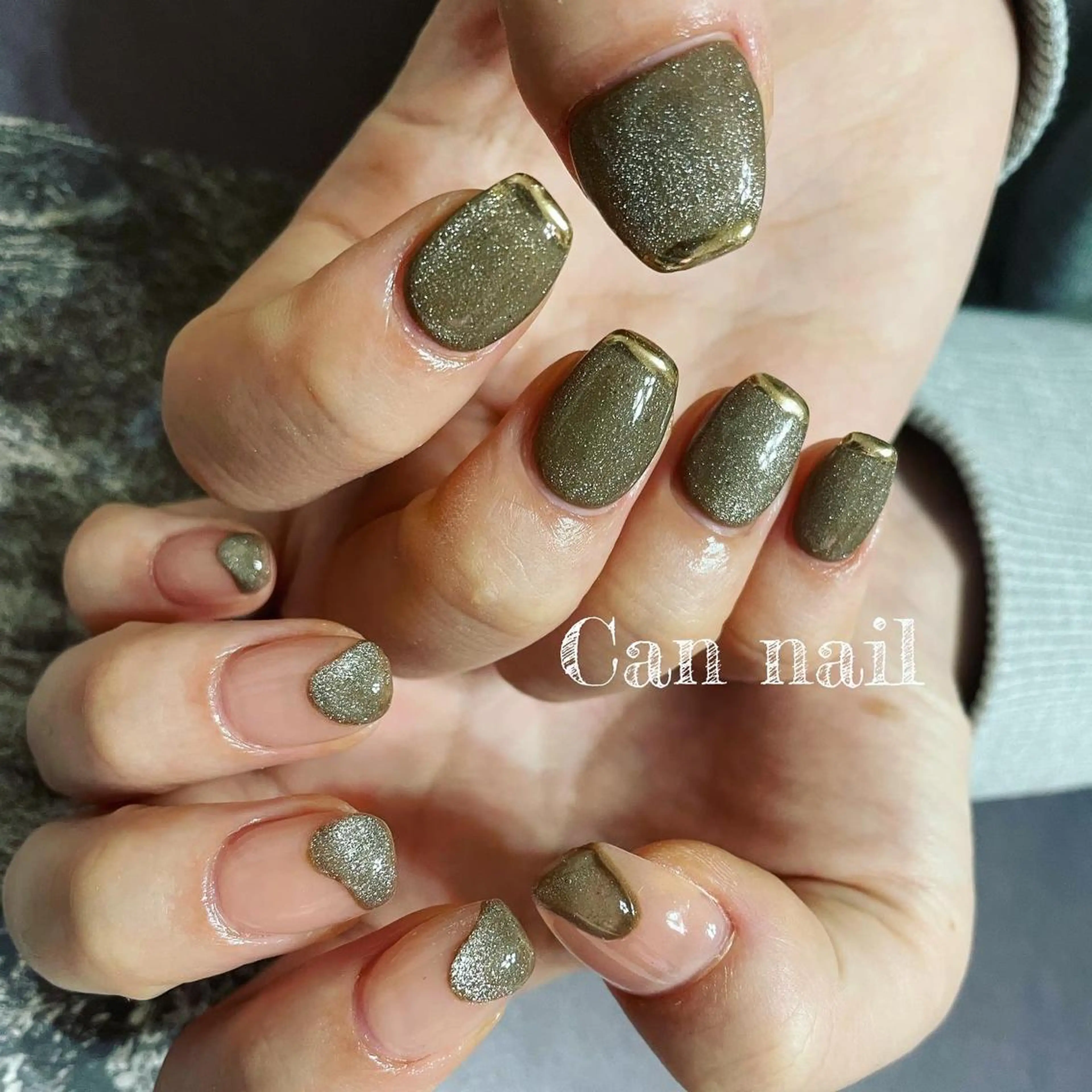 ミディアム ネイル ハンドネイル Parfum パルファンのネイルデザイン