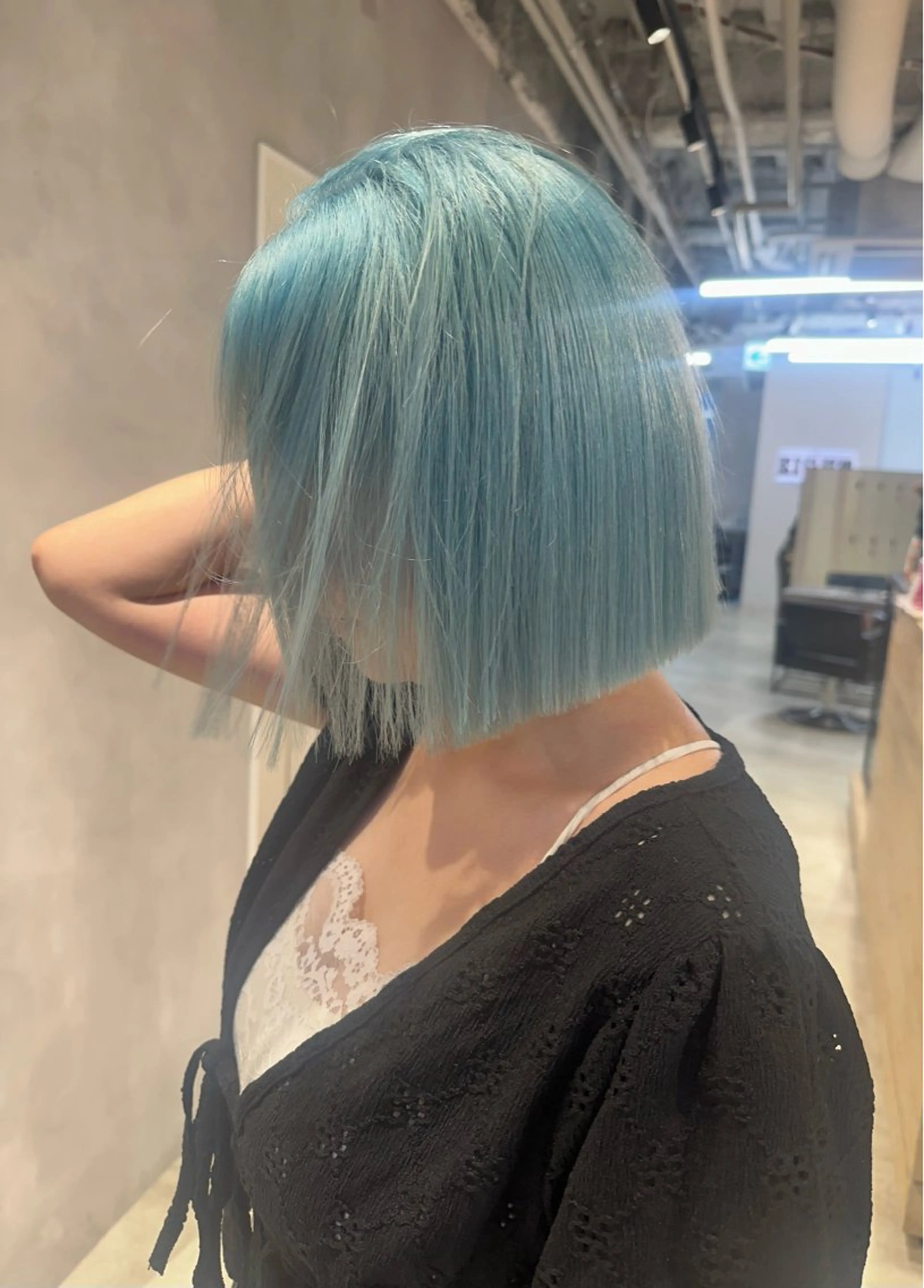 カラー ブリーチ ケアブリーチ カット ヘアカラー トリートメント 似合わせ小顔ショート /akane🐰♥️のヘアスタイル