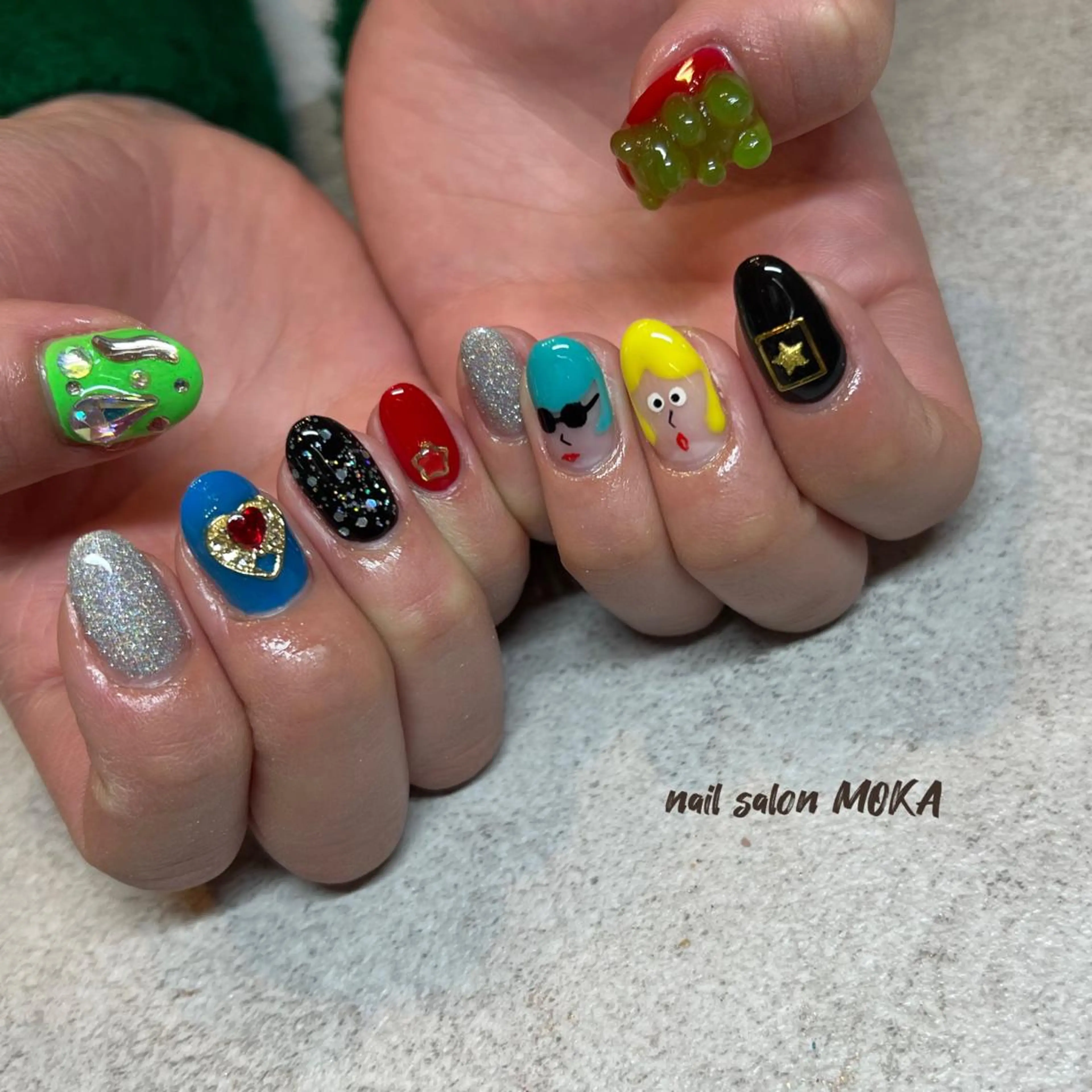 ネイル 持ち込み ハンドネイル nail salon MOKAのネイルデザイン