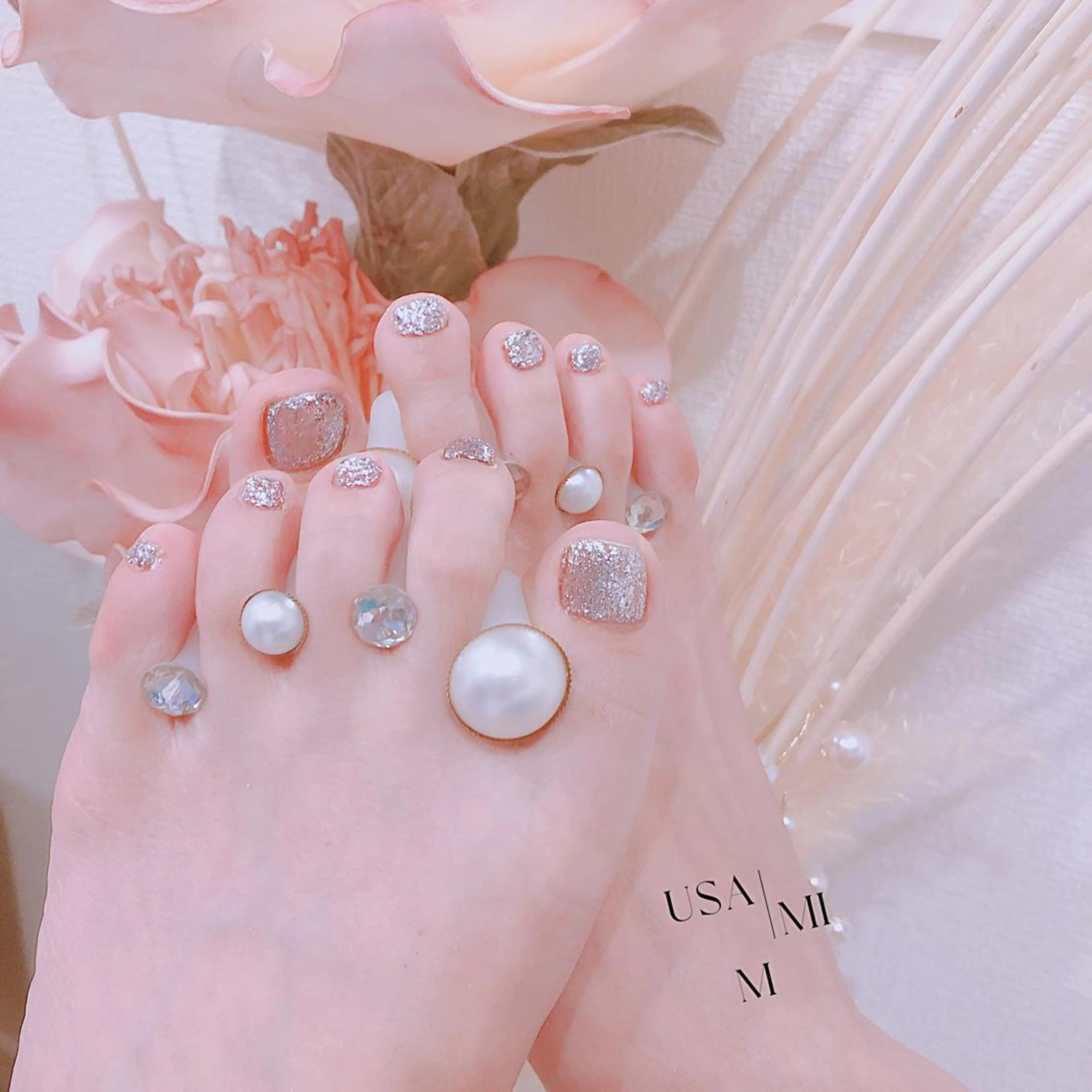 ネイル 💕🐰うさみみ🐰 💕のネイルデザイン