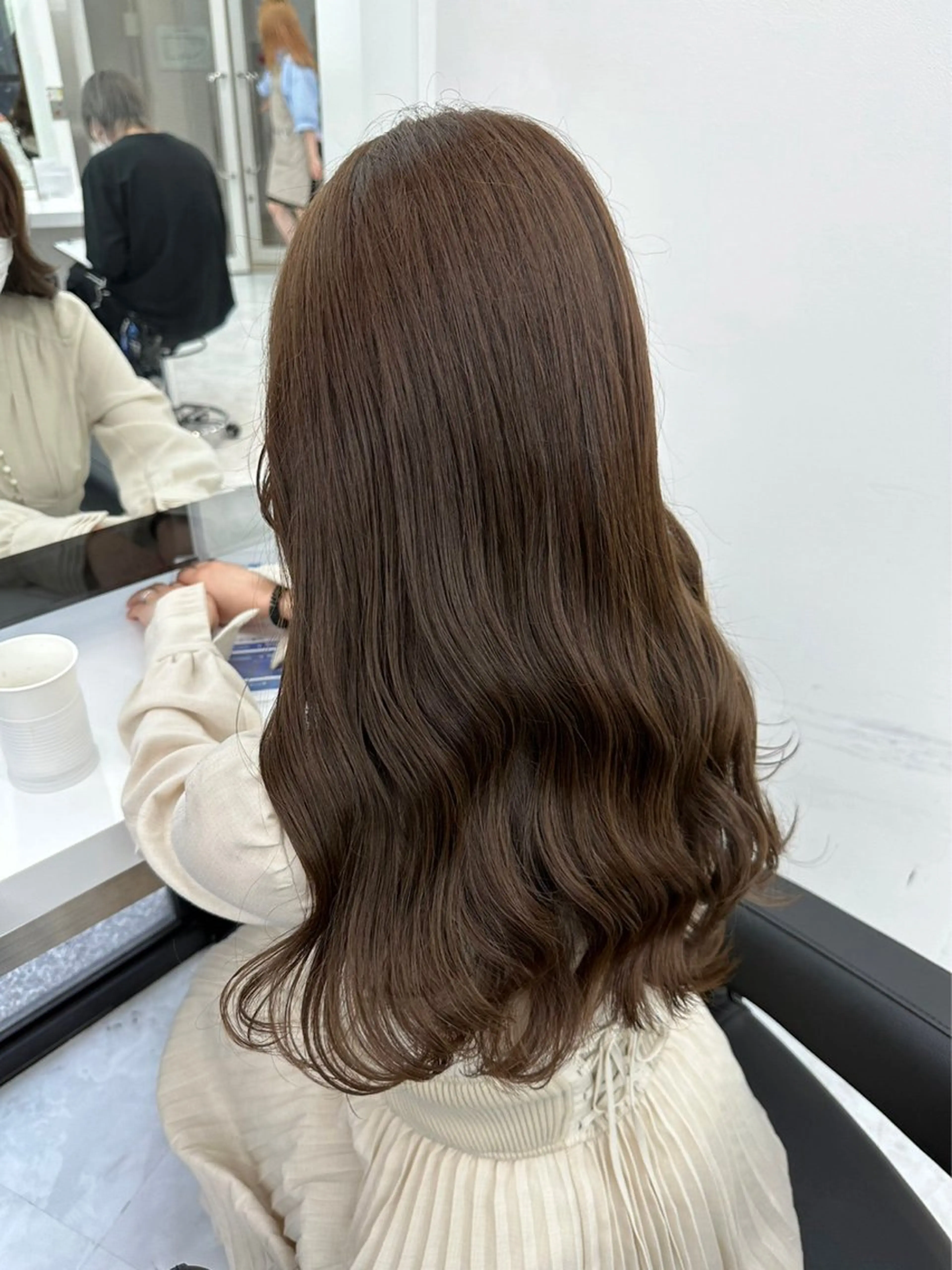 セミロング カラー カット ヘアカラー 🍒ワイン系 ウルフカット🍒拓未のヘアスタイル
