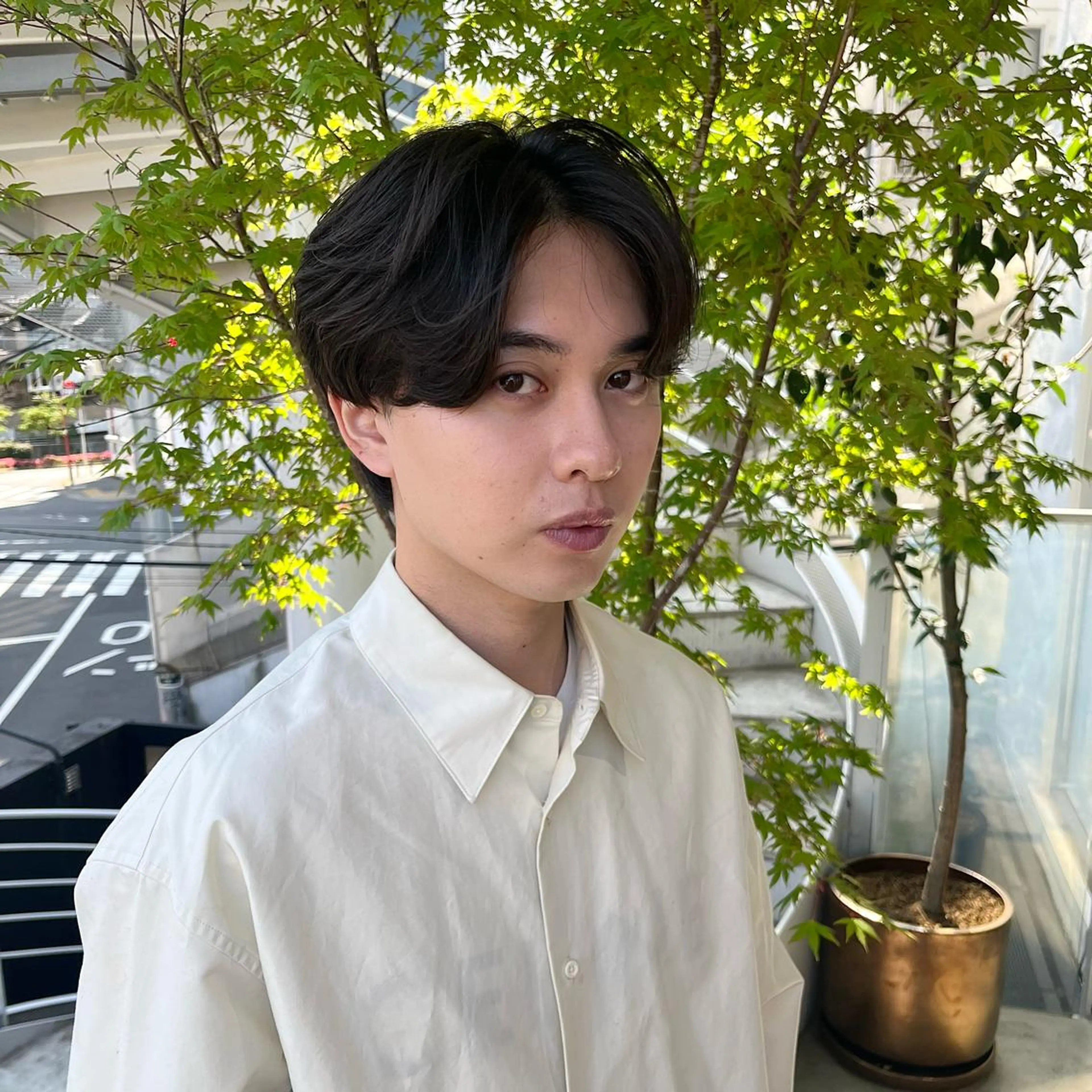 メンズ センターパート GREENmiddle所属・【メンズ大歓迎】 代官山 大和仁菜のヘアスタイル