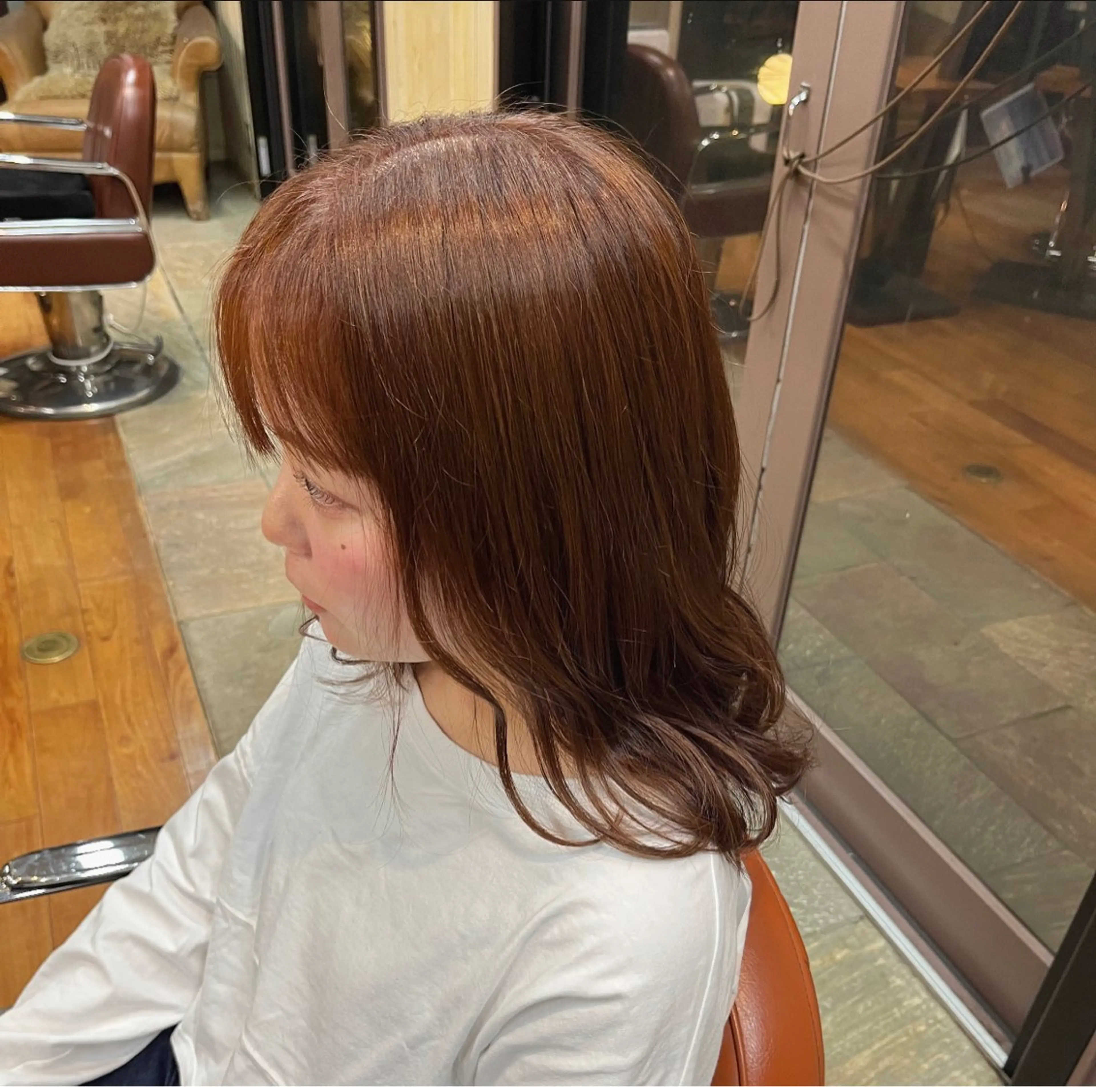 ミディアム カット ヘアカラー NAGON STYLE所属・NAGONSTYLE 田村　莉生のヘアスタイル