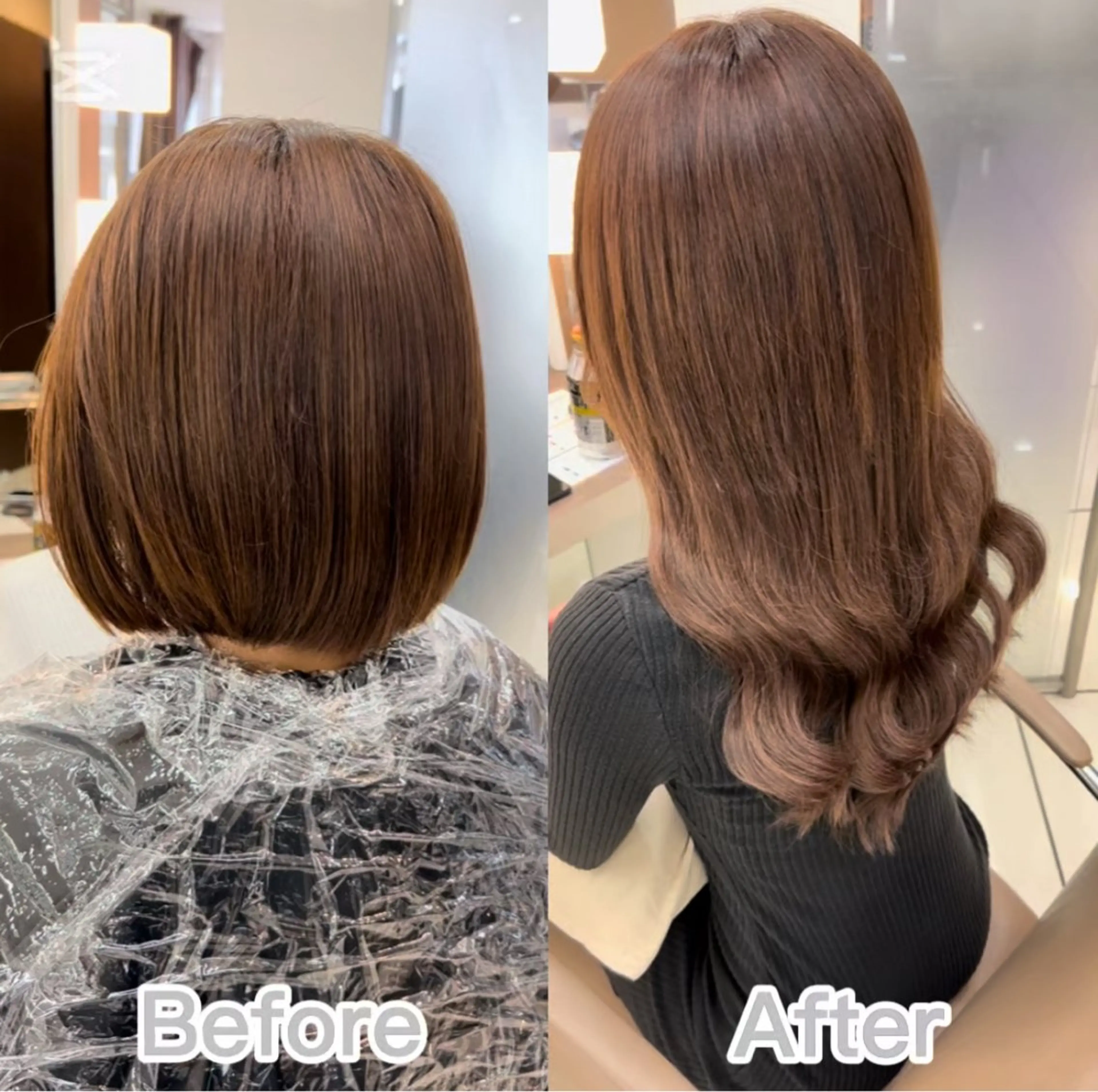 ロング カラー ヘアアレンジ メンズ ボブ エクステ カット ヘアカラー エクステ ヘアセット エクステ🎀カラー✨ レイヤー🌙しぇるのヘアスタイル