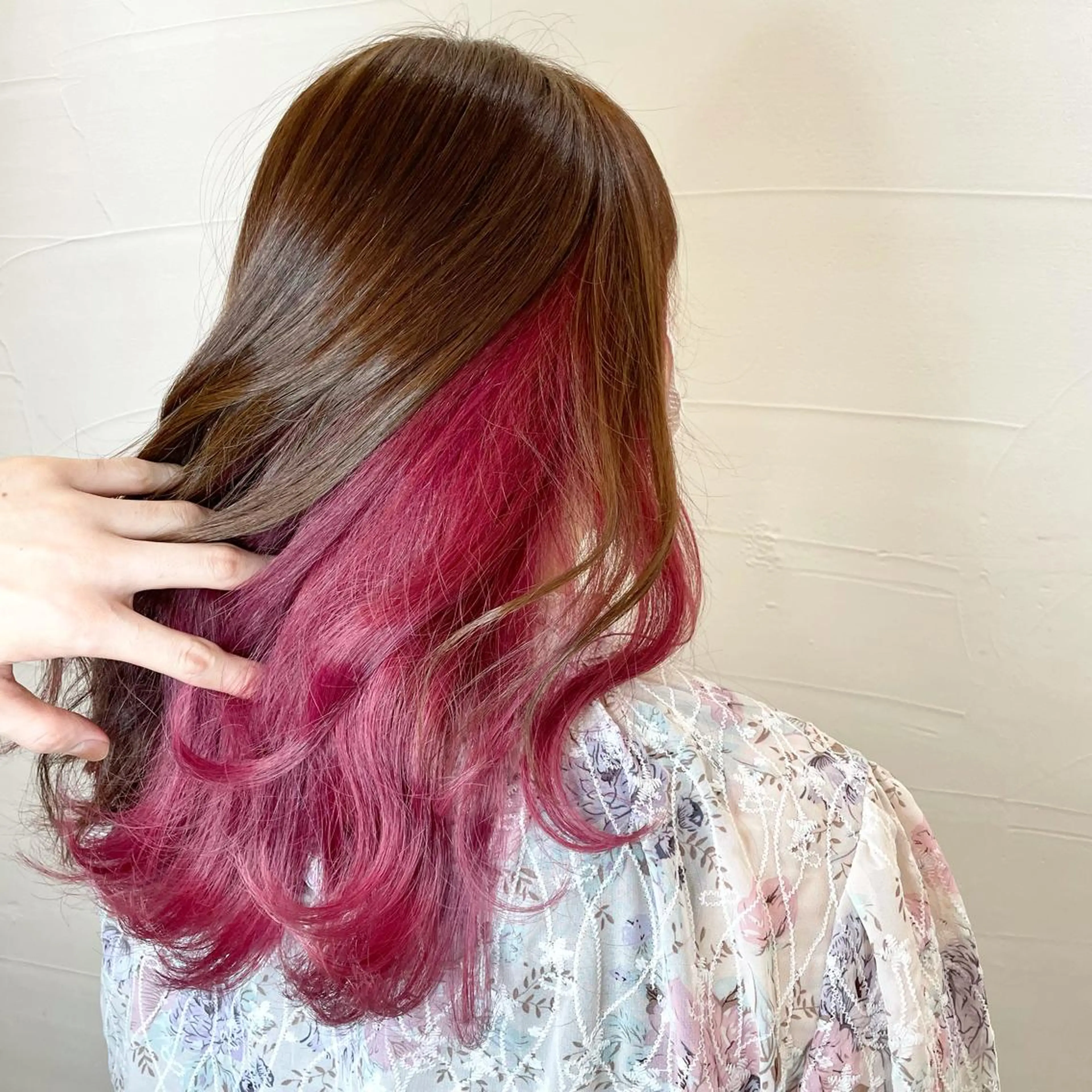 セミロング カラー カット ヘアカラー 水戸/ブリーチカラー ♠️♠️會澤遼真のヘアスタイル