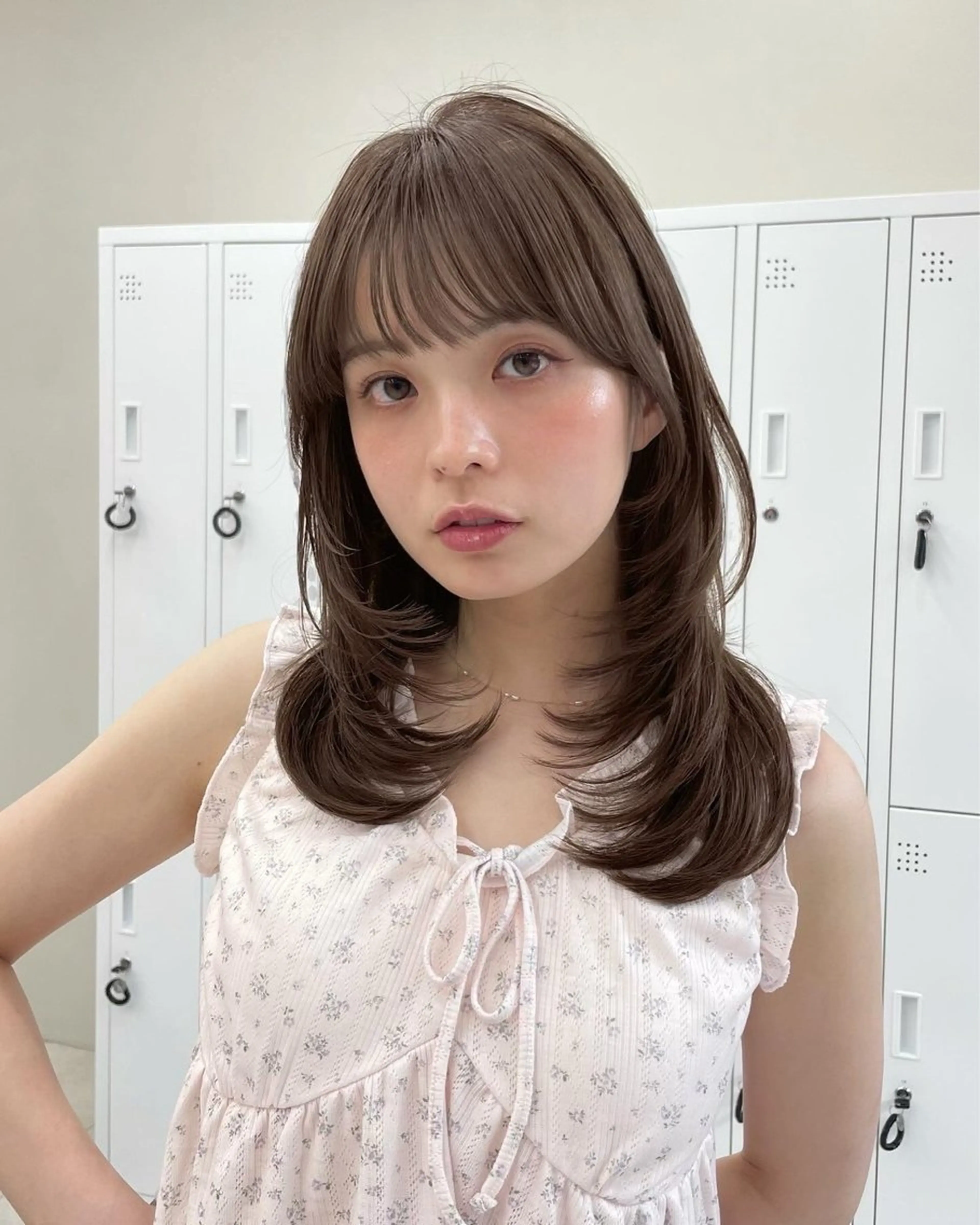 セミロング 透明感カラー🎨 たくまのヘアスタイル