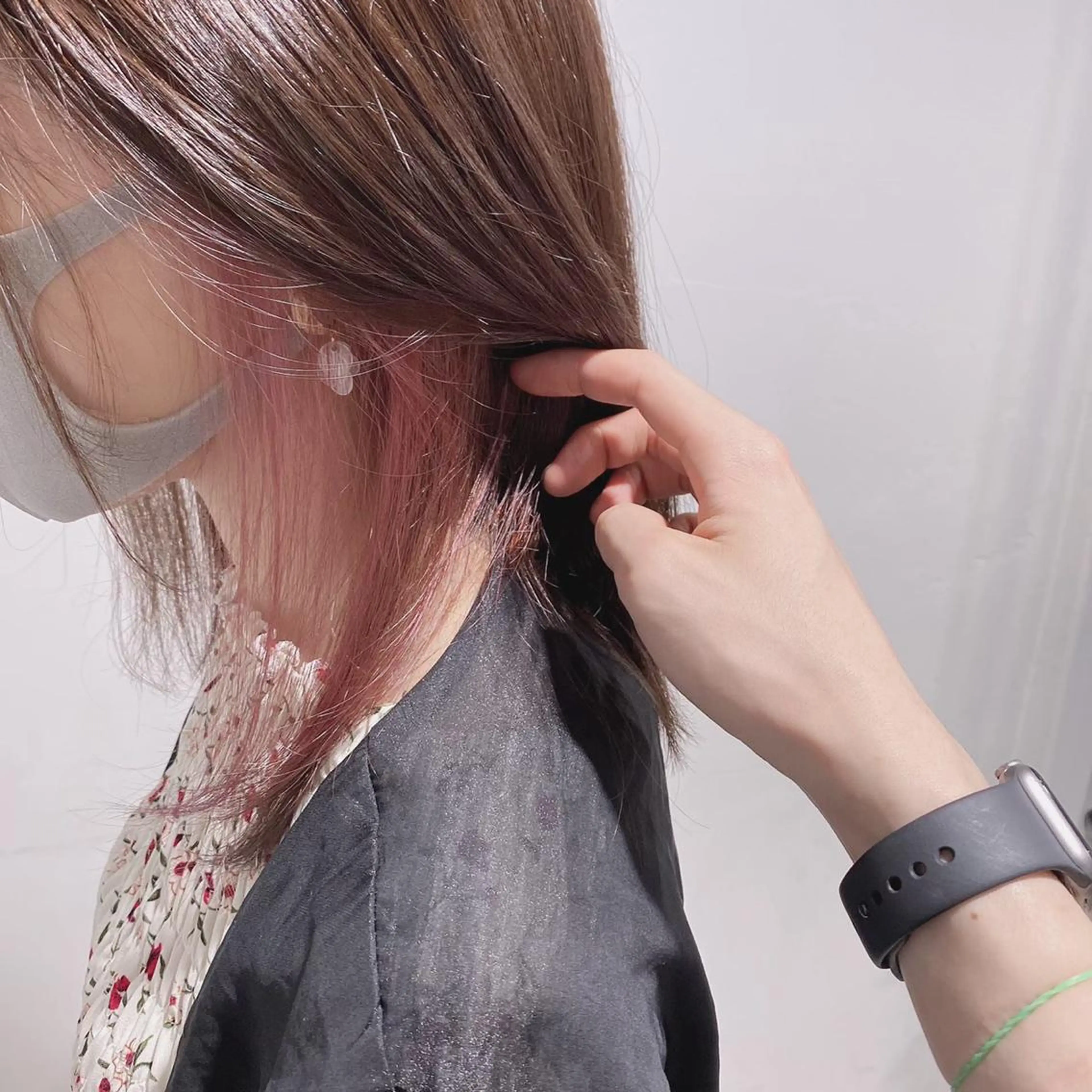 セミロング ヘアカラー トリートメント ヘッドスパ ヘアセット 大人っぽ上品🤍韓国 レイヤー🤍ふうがのヘアスタイル