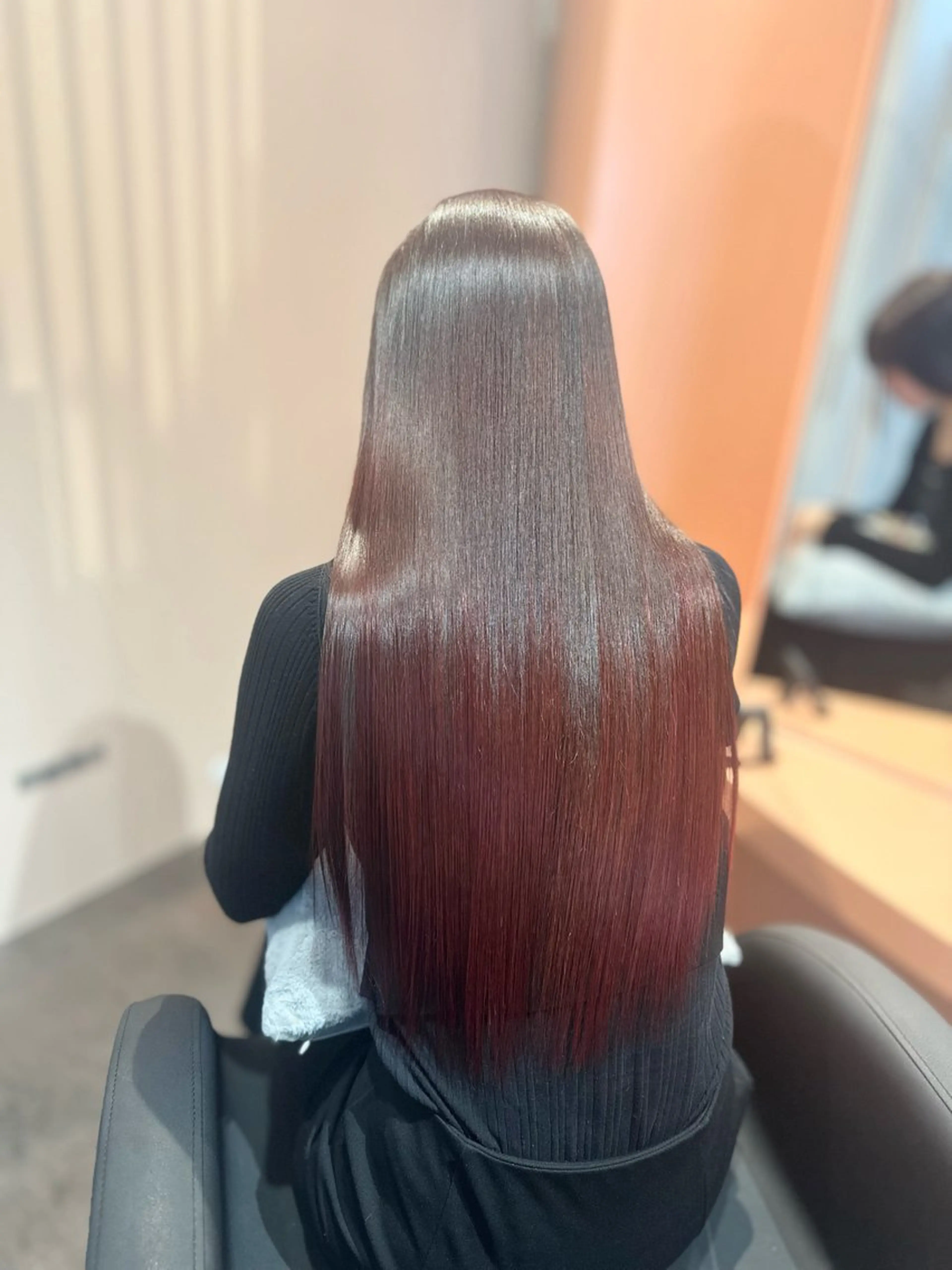 ロング カラー パーマ ヘアカラー トリートメント 【髪質改善特化】 tamのヘアスタイル