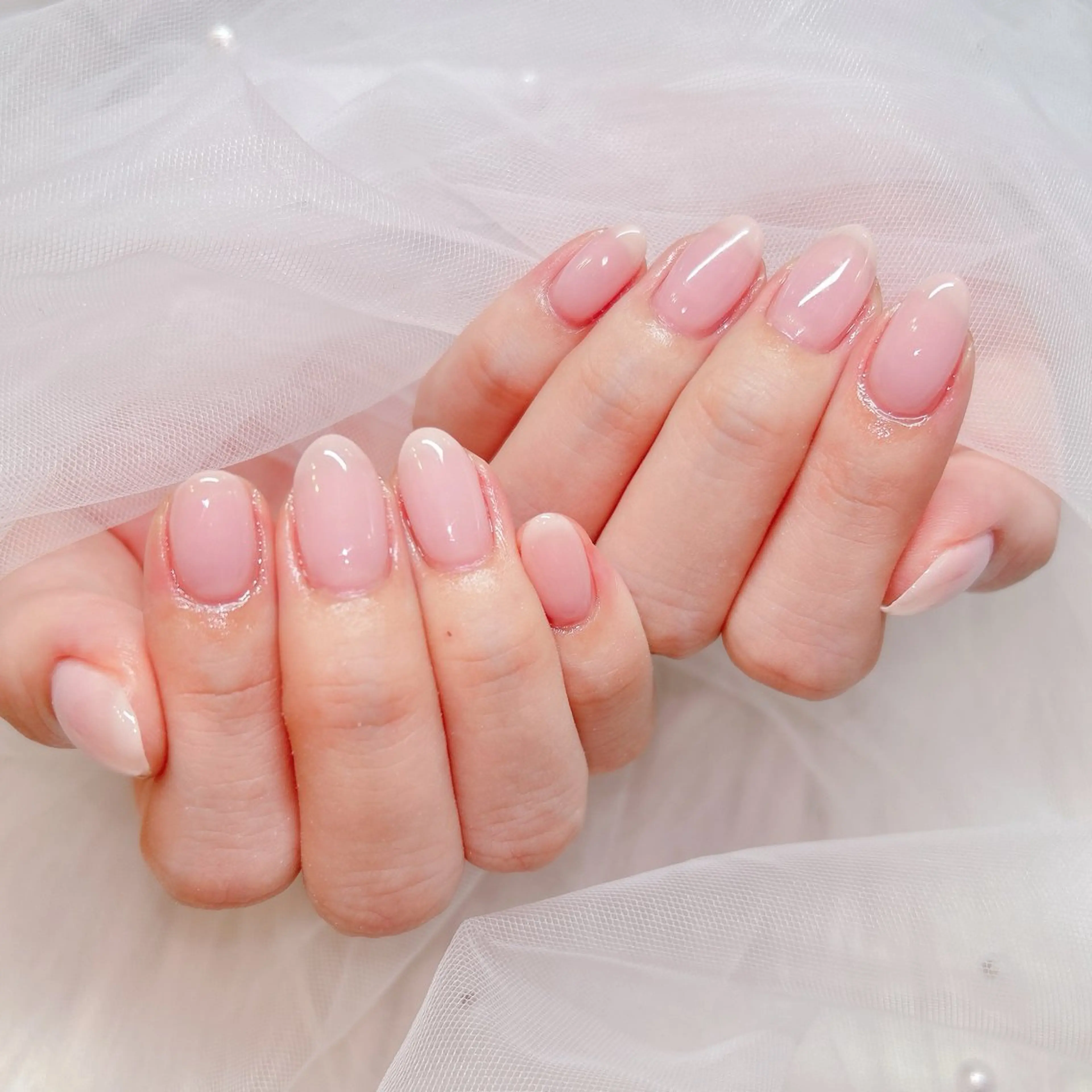 ネイル ジェルネイル ワンカラーネイル ピンク nailsalon Lacolorer所属・ラクロレ ハナ︎🌼のネイルデザイン