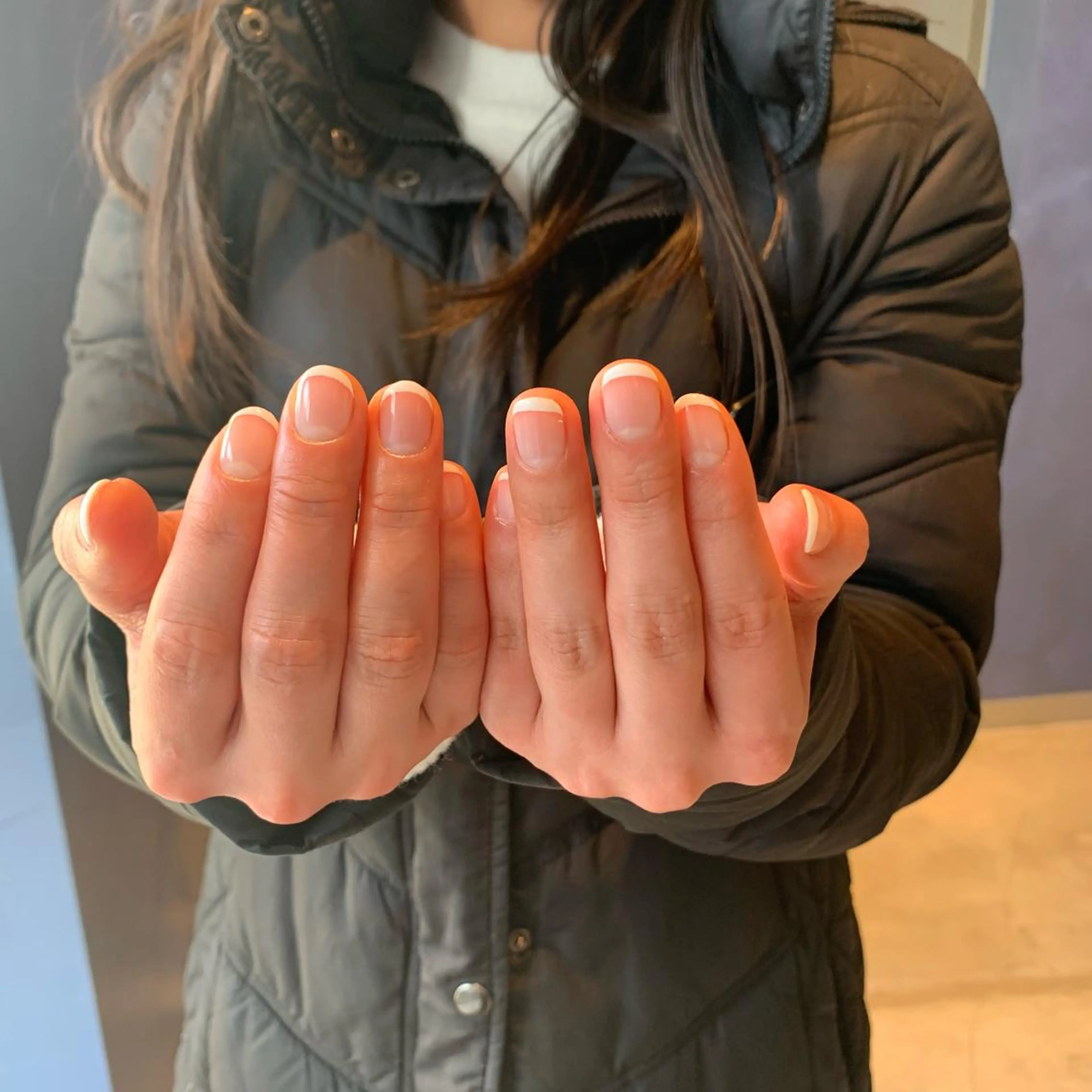 ネイル フレンチネイル ホワイト HUU.所属・HUU. riko 二俣川のネイルデザイン