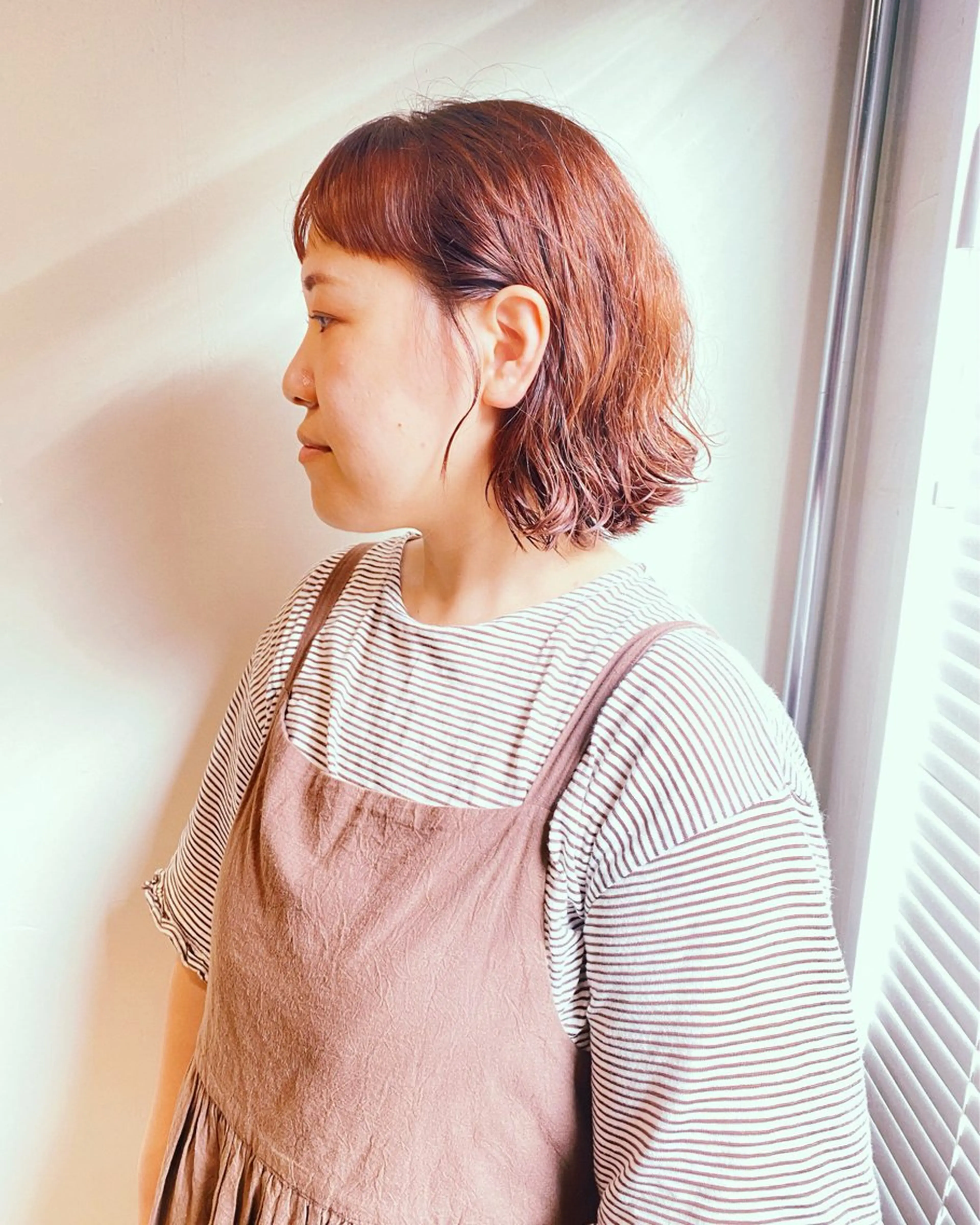 ショート カラー イルミナカラー ボブ カット ヘアカラー トリートメント ヘッドスパ 板谷みさき /艶ボブ/藤沢美容室のヘアスタイル