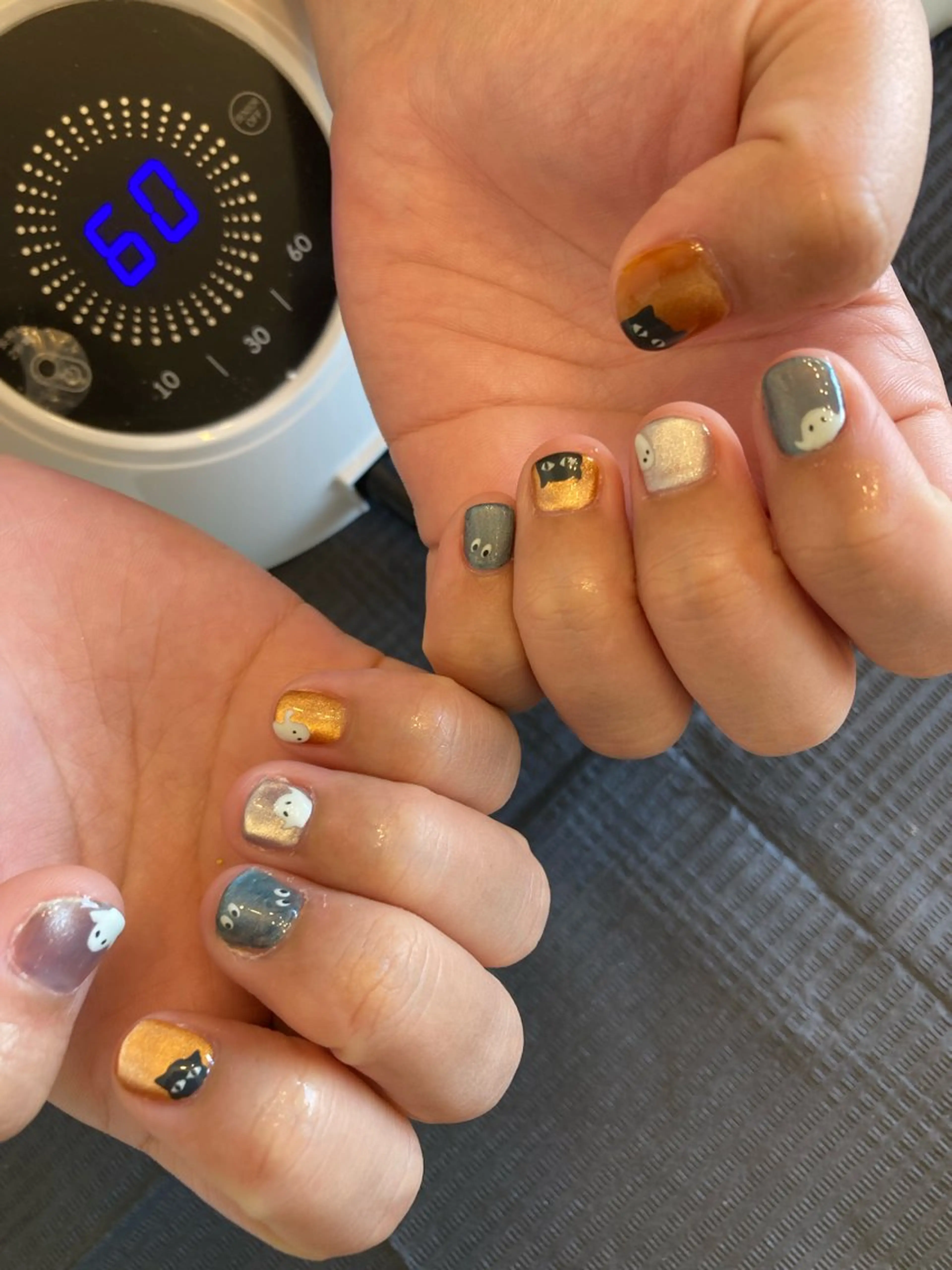 ネイル ハロウィン ハンドネイル ハンドケア 爪の絵描き屋　ミテネイル所属・爪の絵描き屋 ミテネイルのネイルデザイン