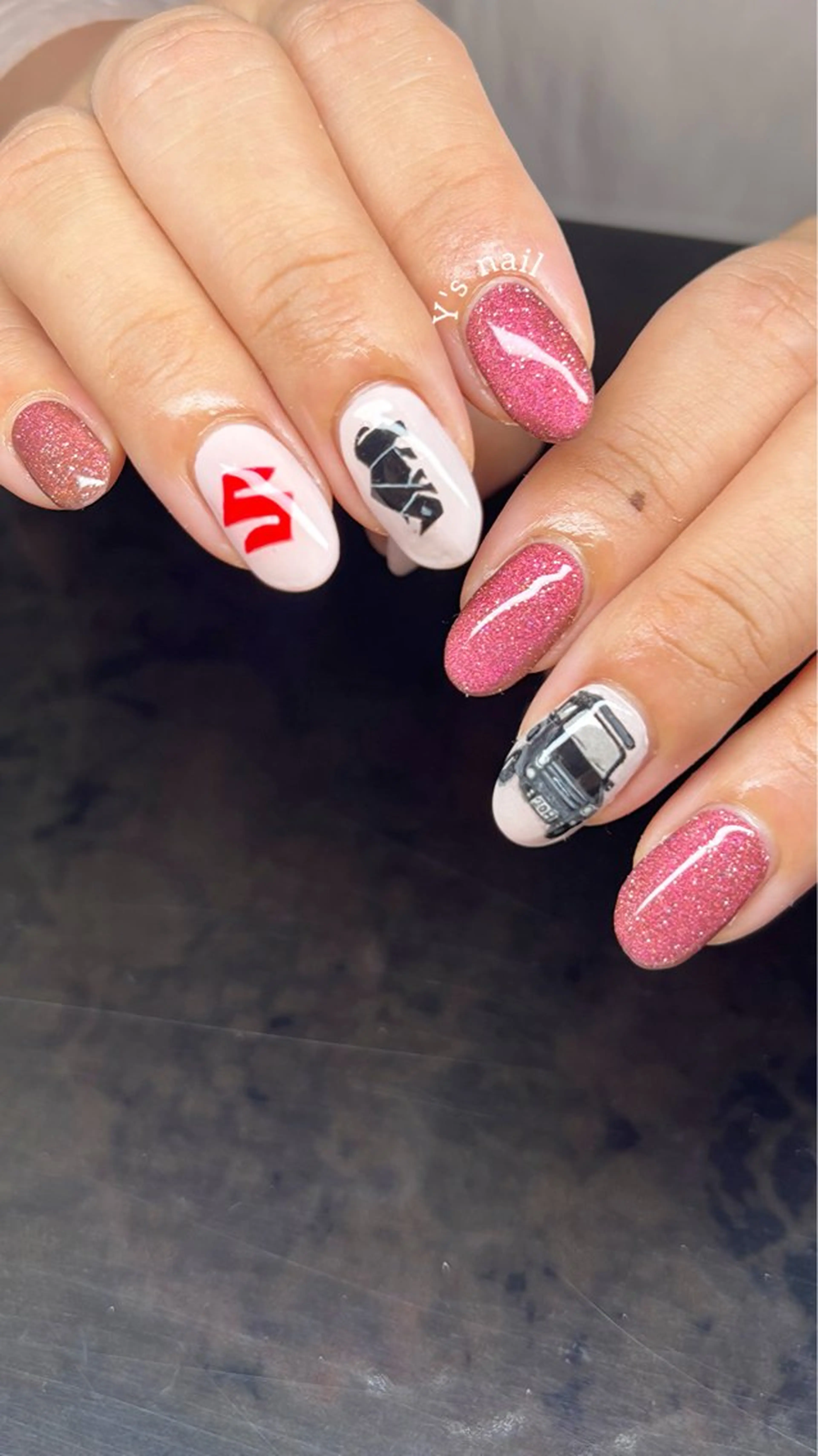ネイル フラッシュネイル ハンドネイル 手書きが得意🖌️ Y’s  nailのネイルデザイン
