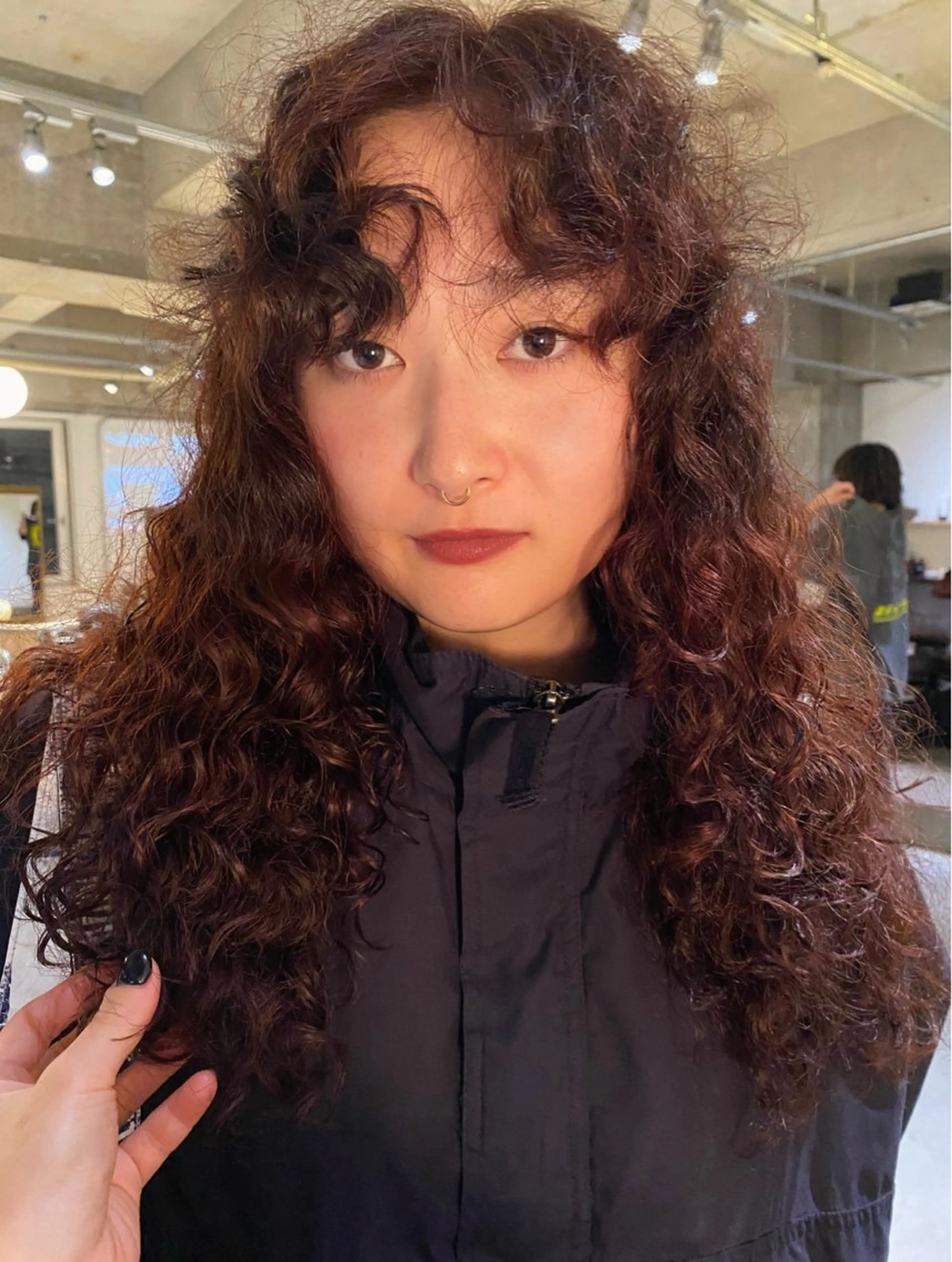 ロング カット パーマ PARK　枝元 みうのヘアスタイル