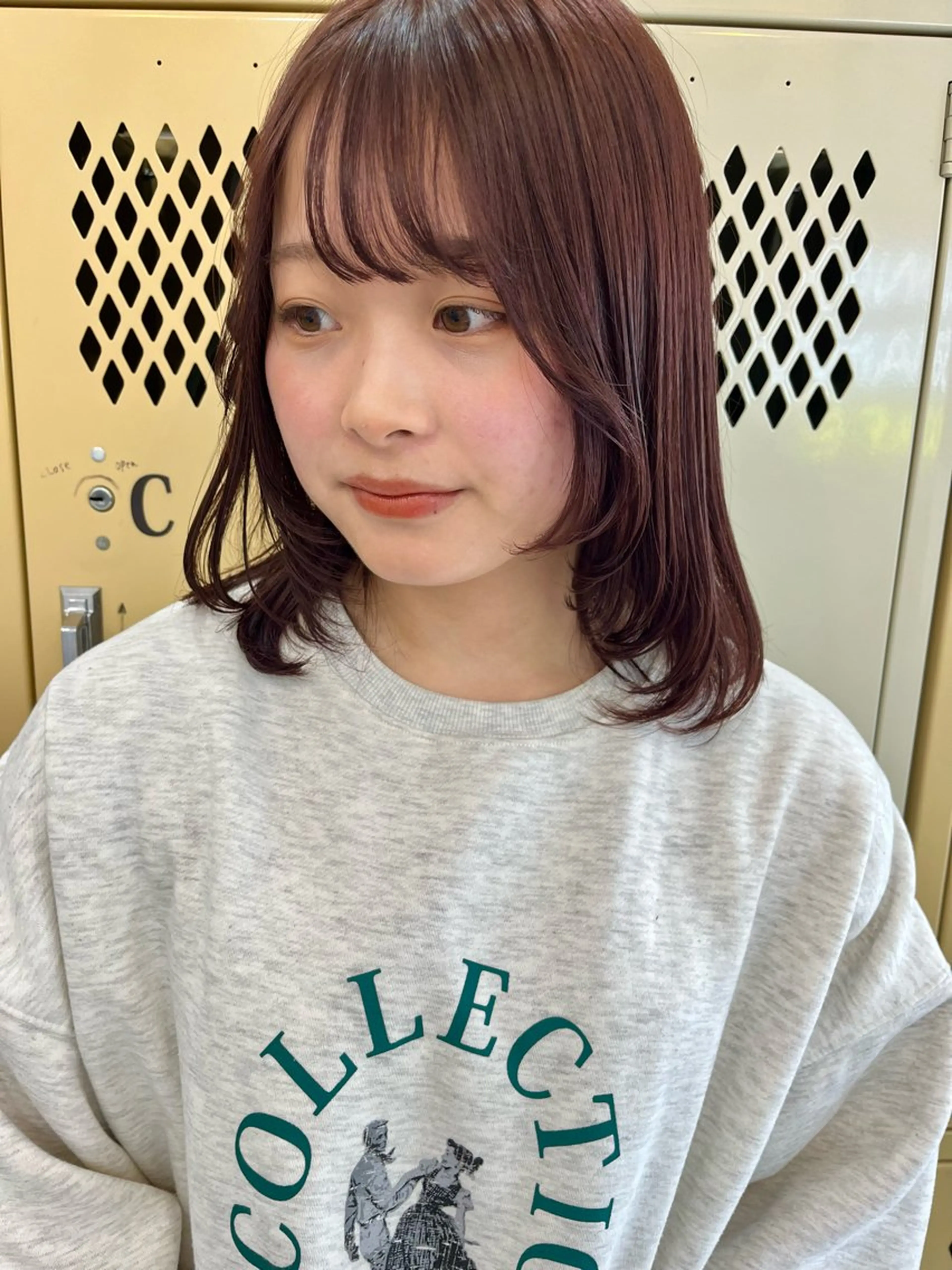 ミディアム カラー カット ヘアカラー トリートメント 🌼sunc HINAMI🌼のヘアスタイル