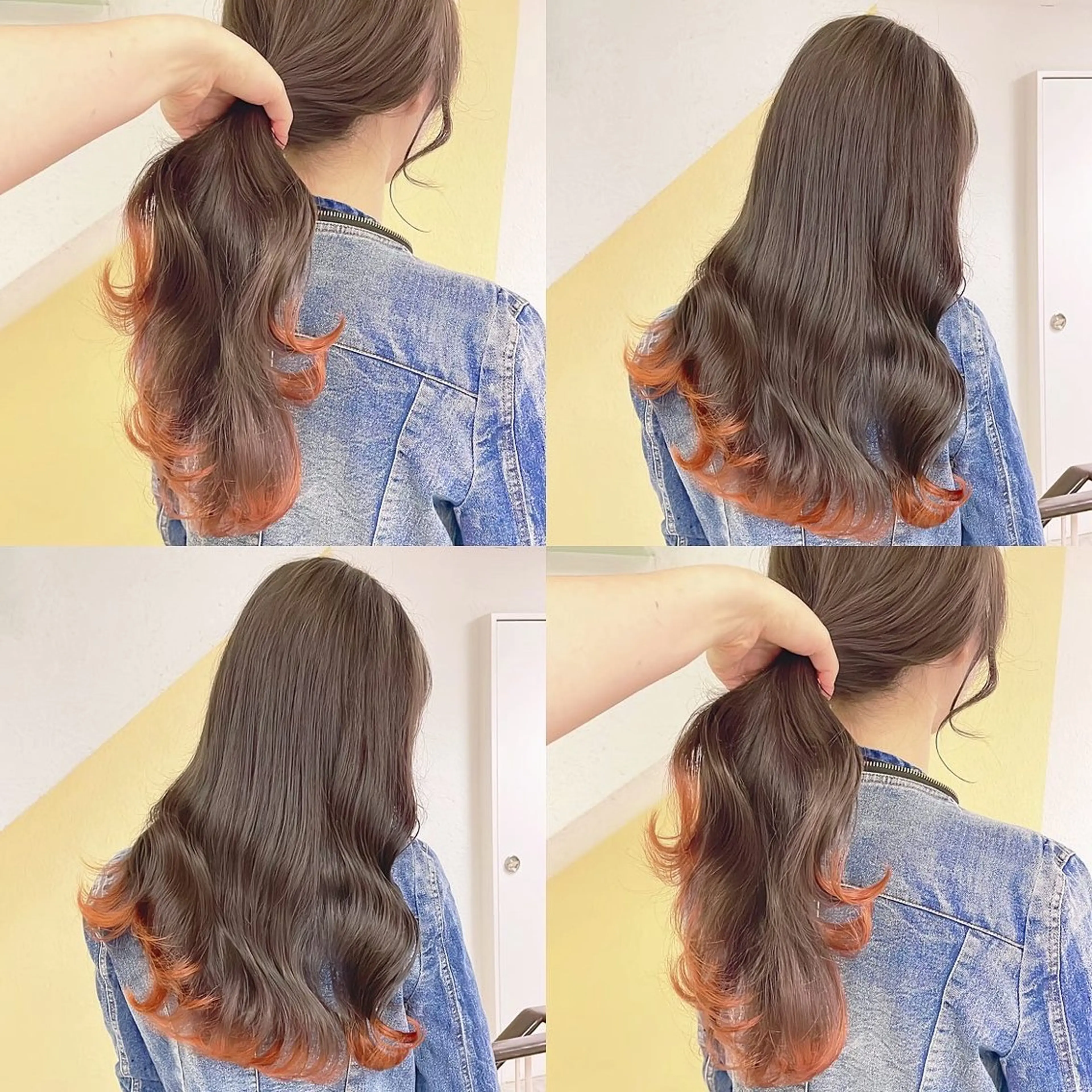 カラー ヘアカラー トリートメント 渋谷:インナーカラー ／🍒エリカ🍒のヘアスタイル