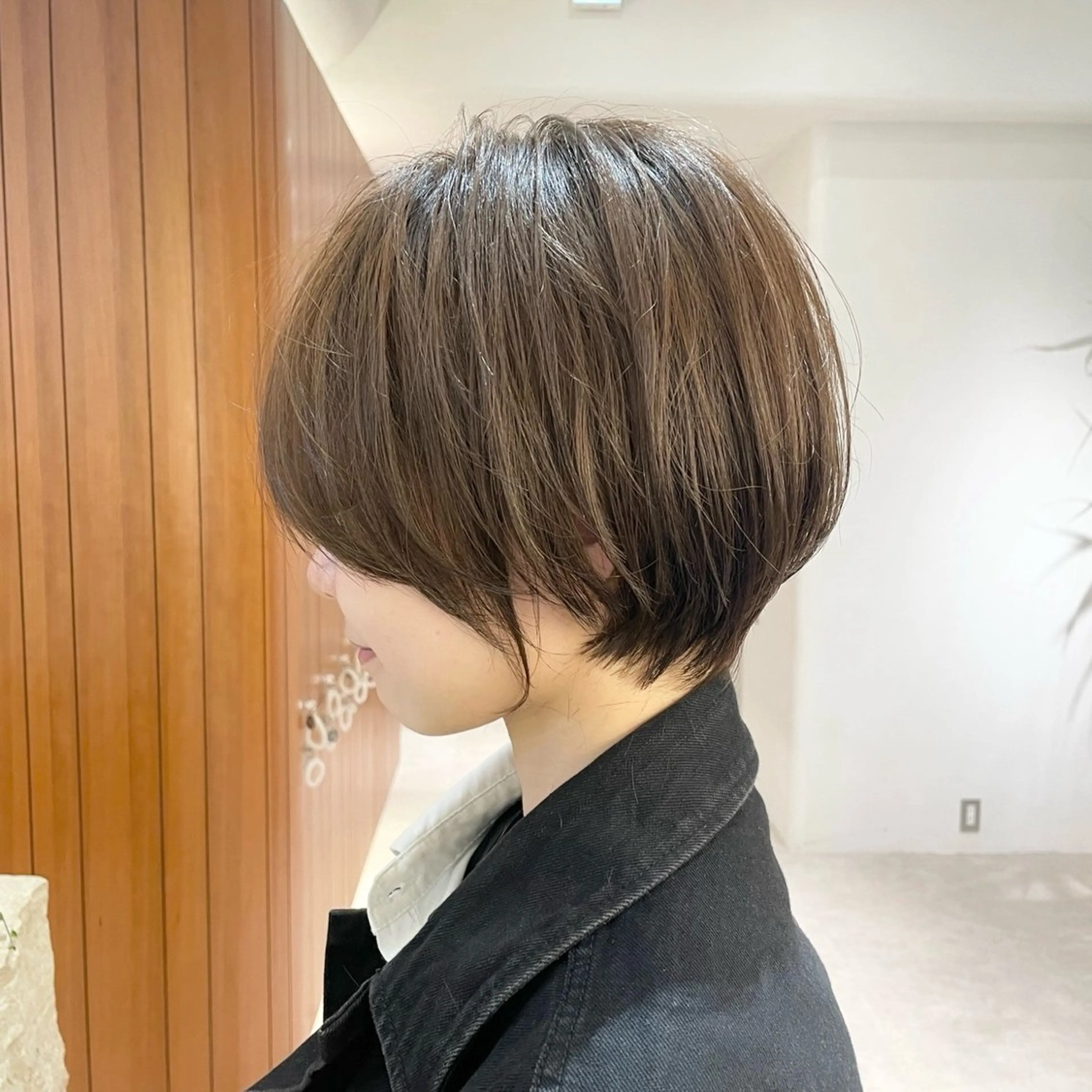 ショート カラー カット ヘアカラー トリートメント 渋谷ボブ/ショート 特化田中航平のヘアスタイル