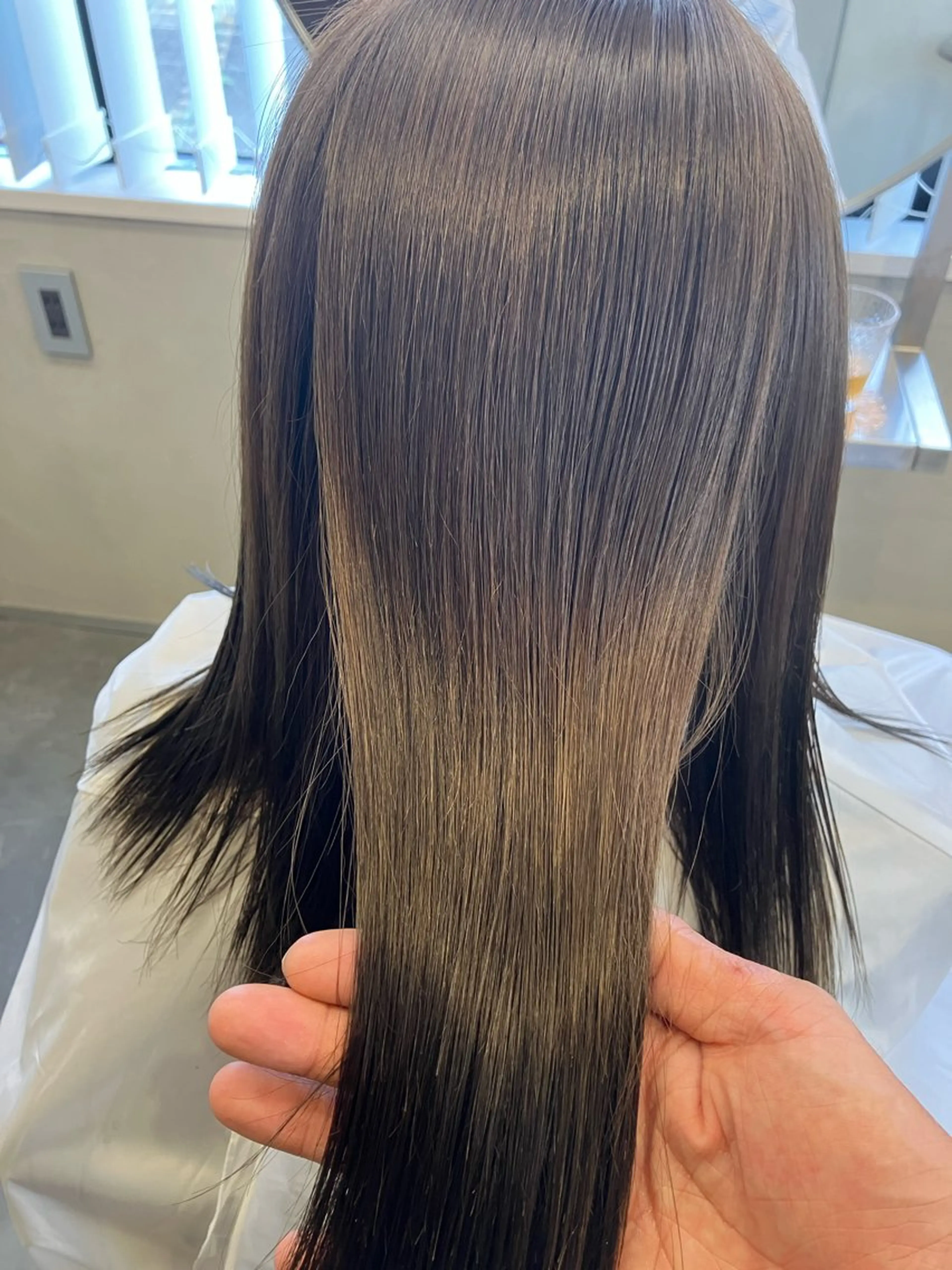 ミディアム カラー ヘアカラー 町田 佑人のヘアスタイル