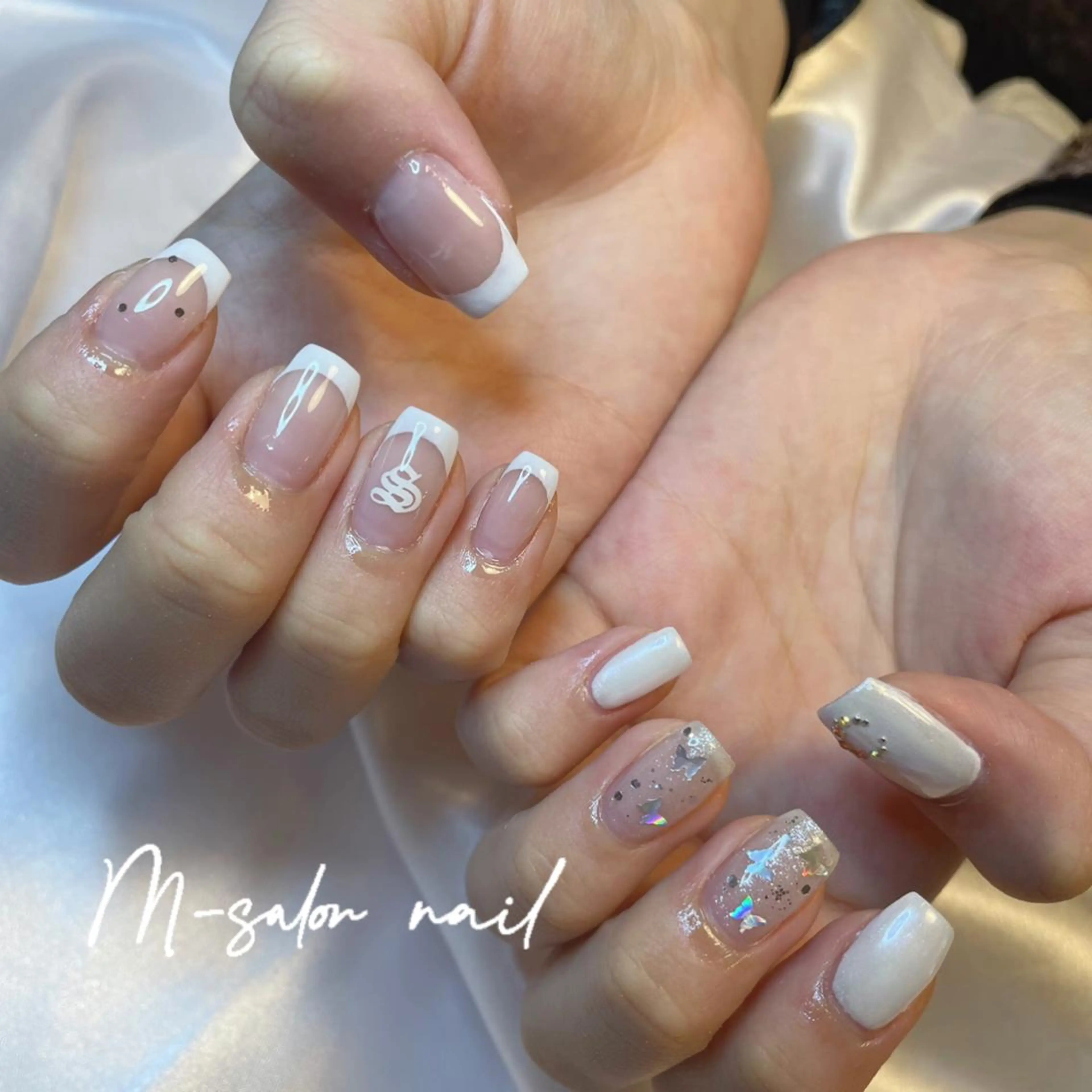 ネイル ハンドネイル 韓国/網紅/パーツ M-salonのネイルデザイン