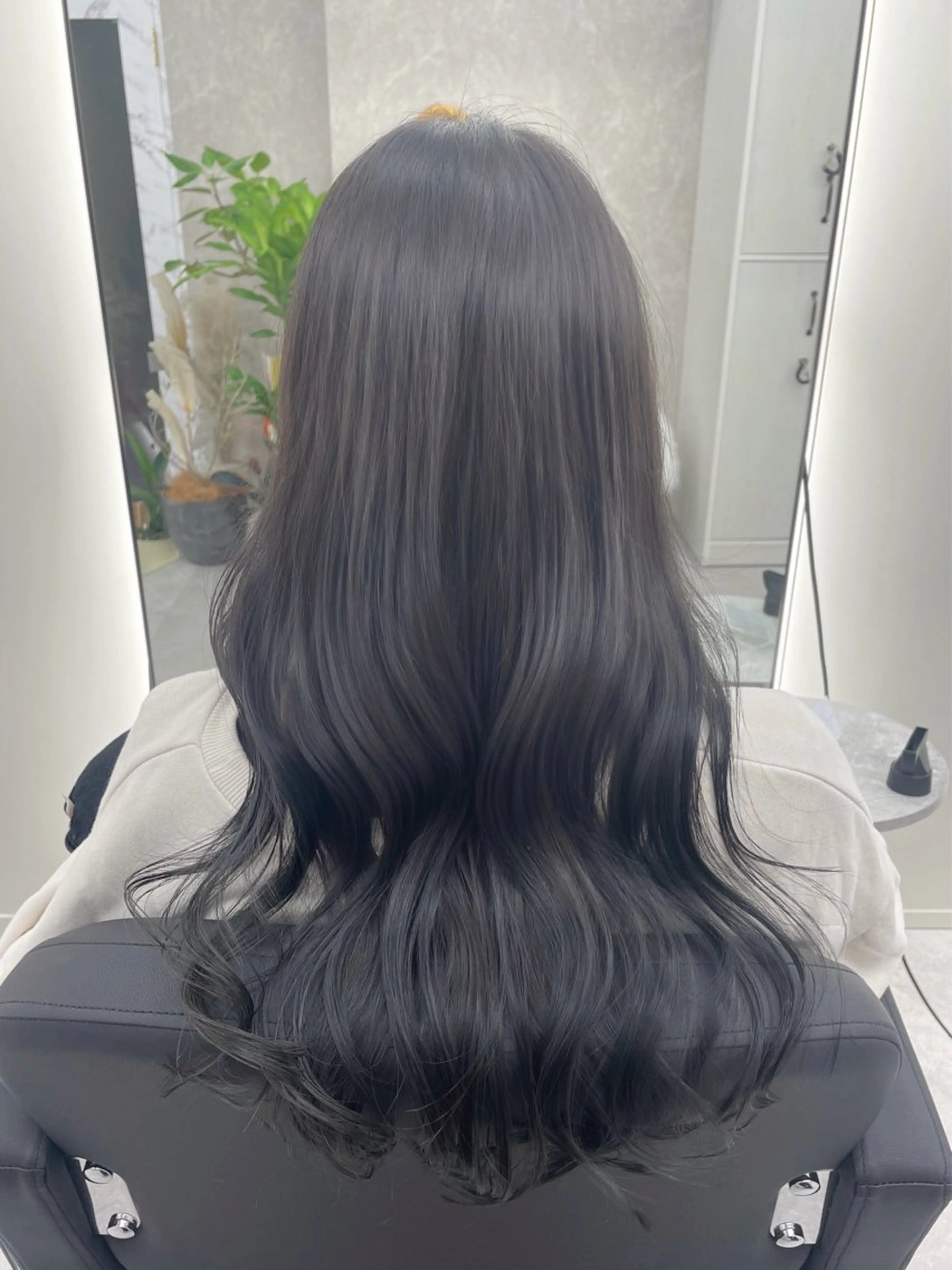 ロング カラー 髪質改善/赤み消し ブリーチなし心斎橋のヘアスタイル