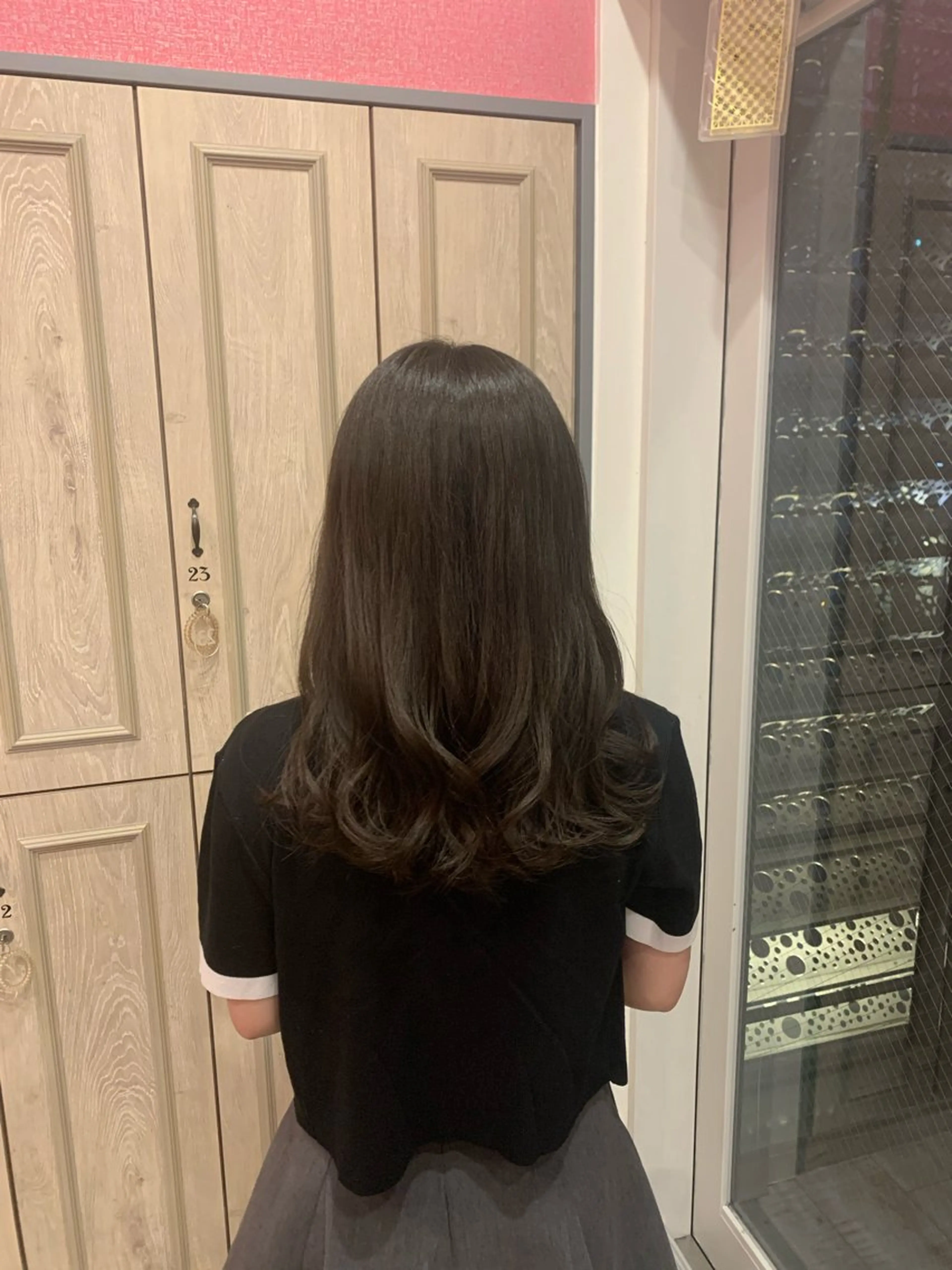 ミディアム 梅田美容室　山本 歩夢のヘアスタイル