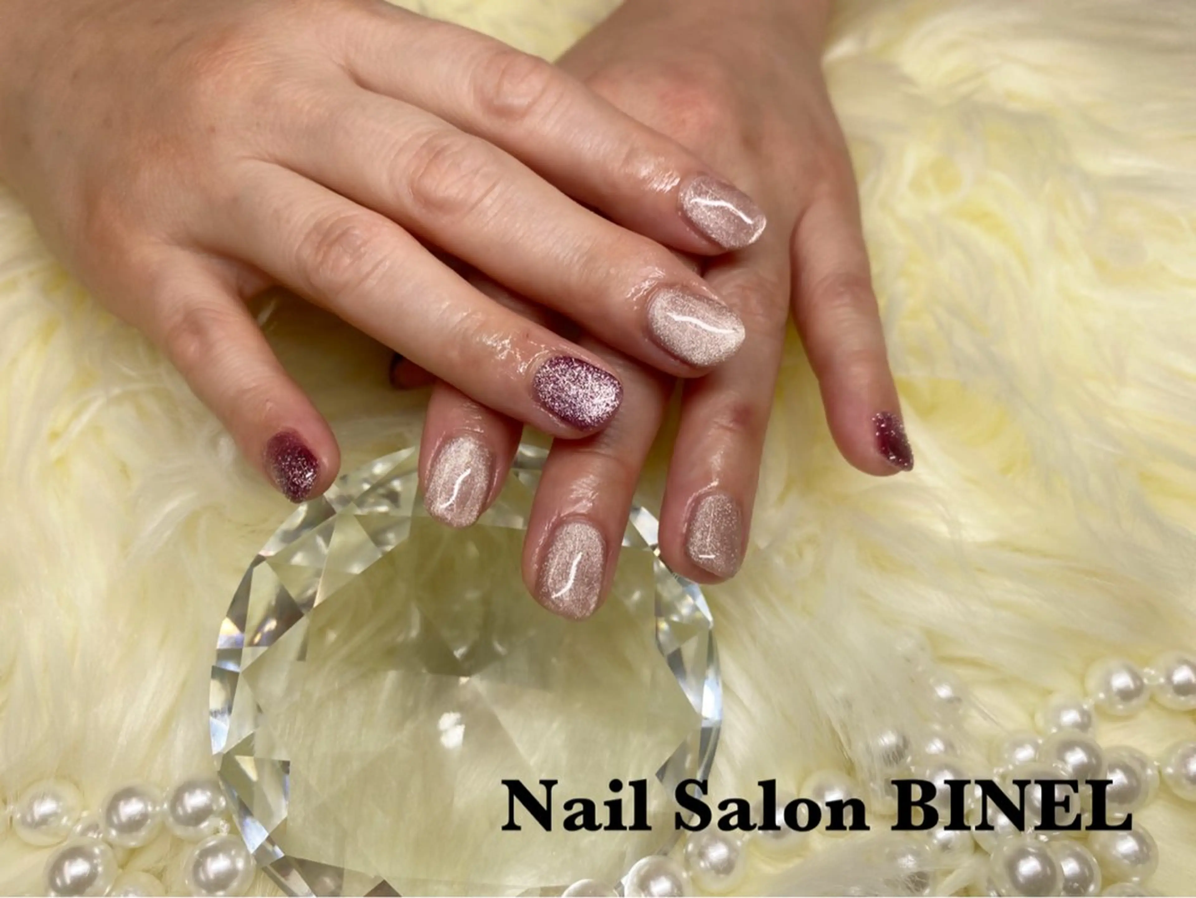 ネイル マグネットネイル ハンドネイル H. Yuukaのネイルデザイン