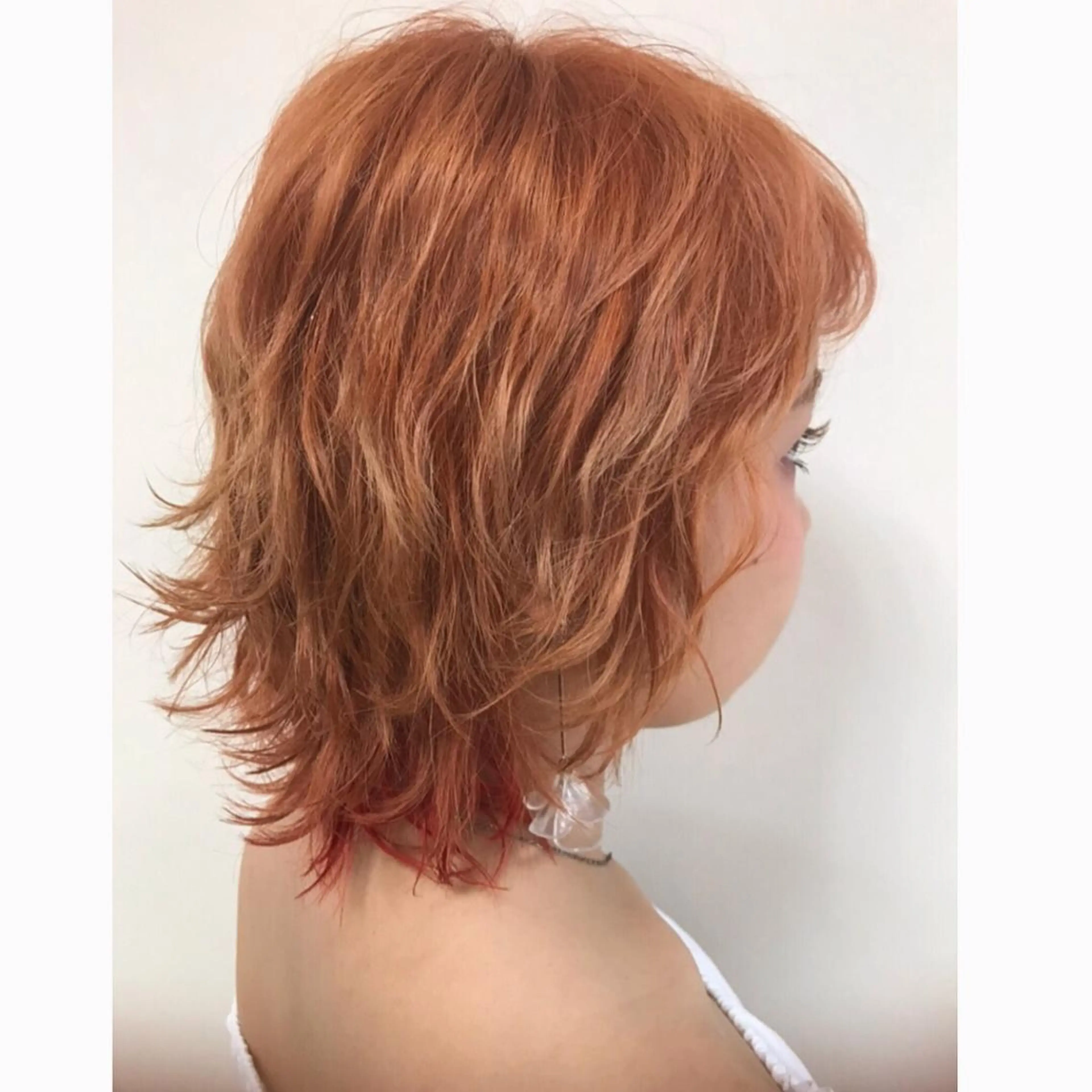 ショート カラー オレンジ レッドカラー 丸谷 みくのその他イメージ